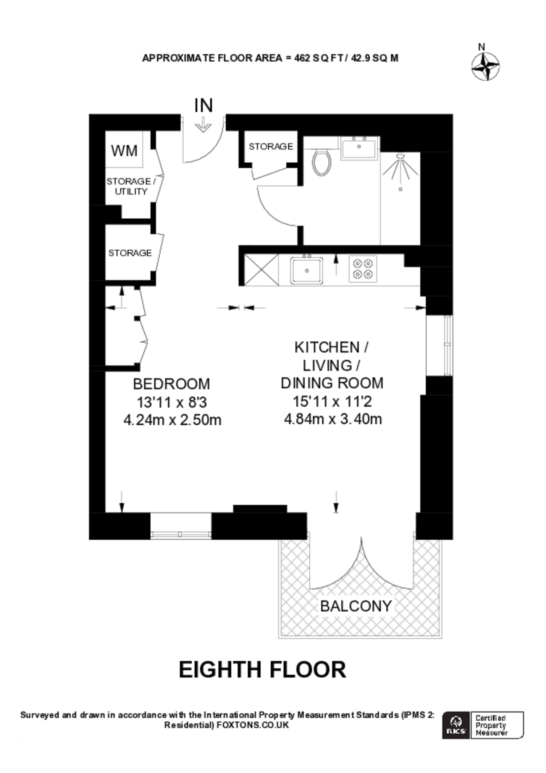 One Clapham, SW11, Clapham Junction floorplan