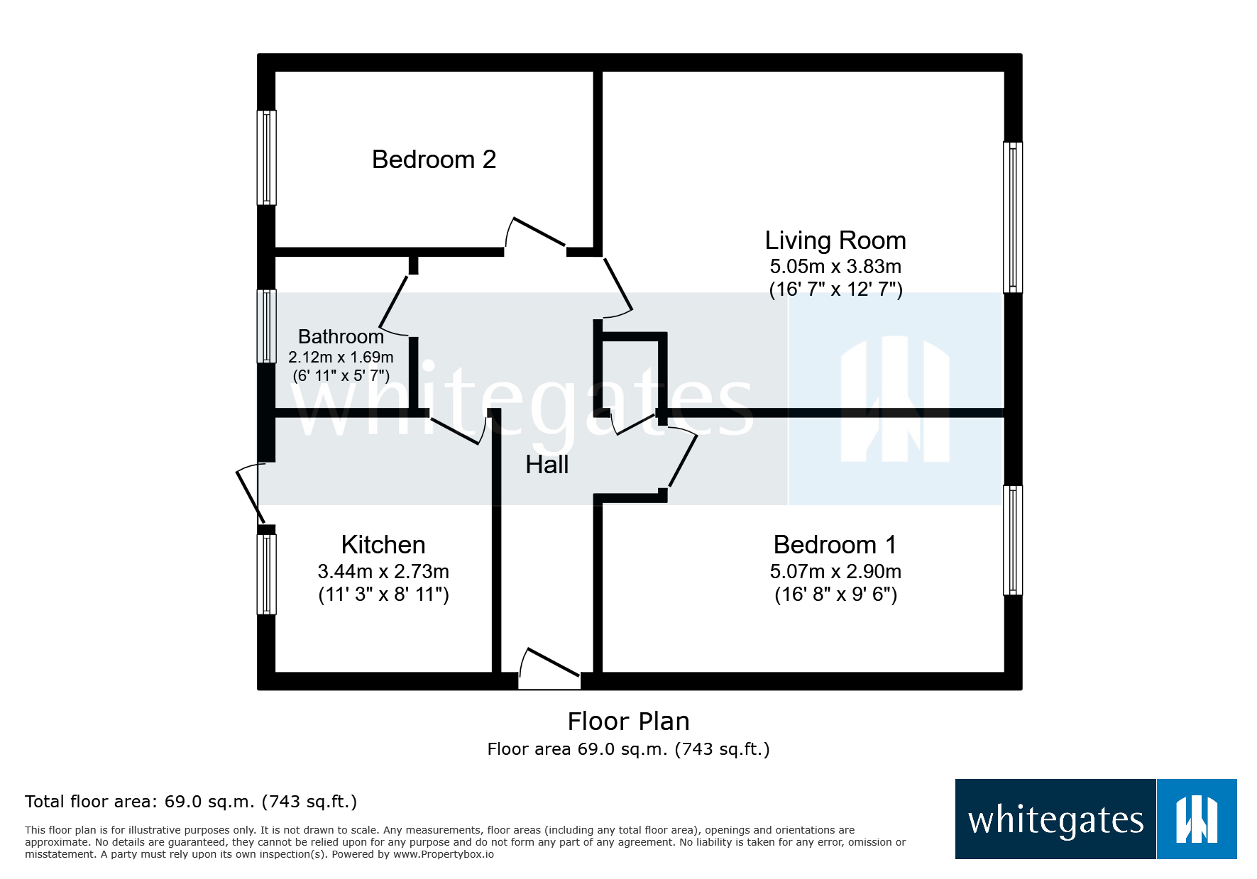 54A,, Coleridge Way, Cheshire floorplan