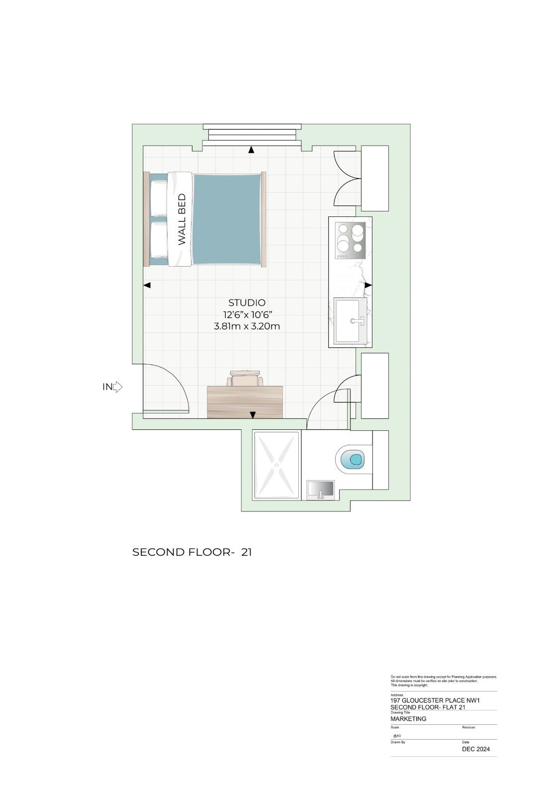 Gloucester Place, London floorplan