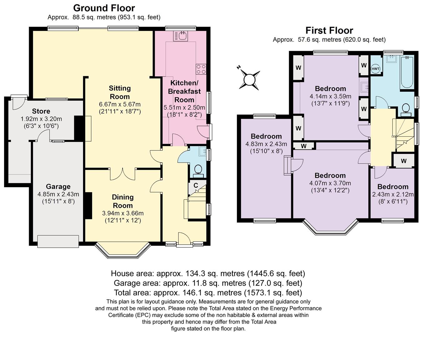 4 Bedrooms  to rent in Nightingale Avenue, West Horsley, Leatherhead KT24