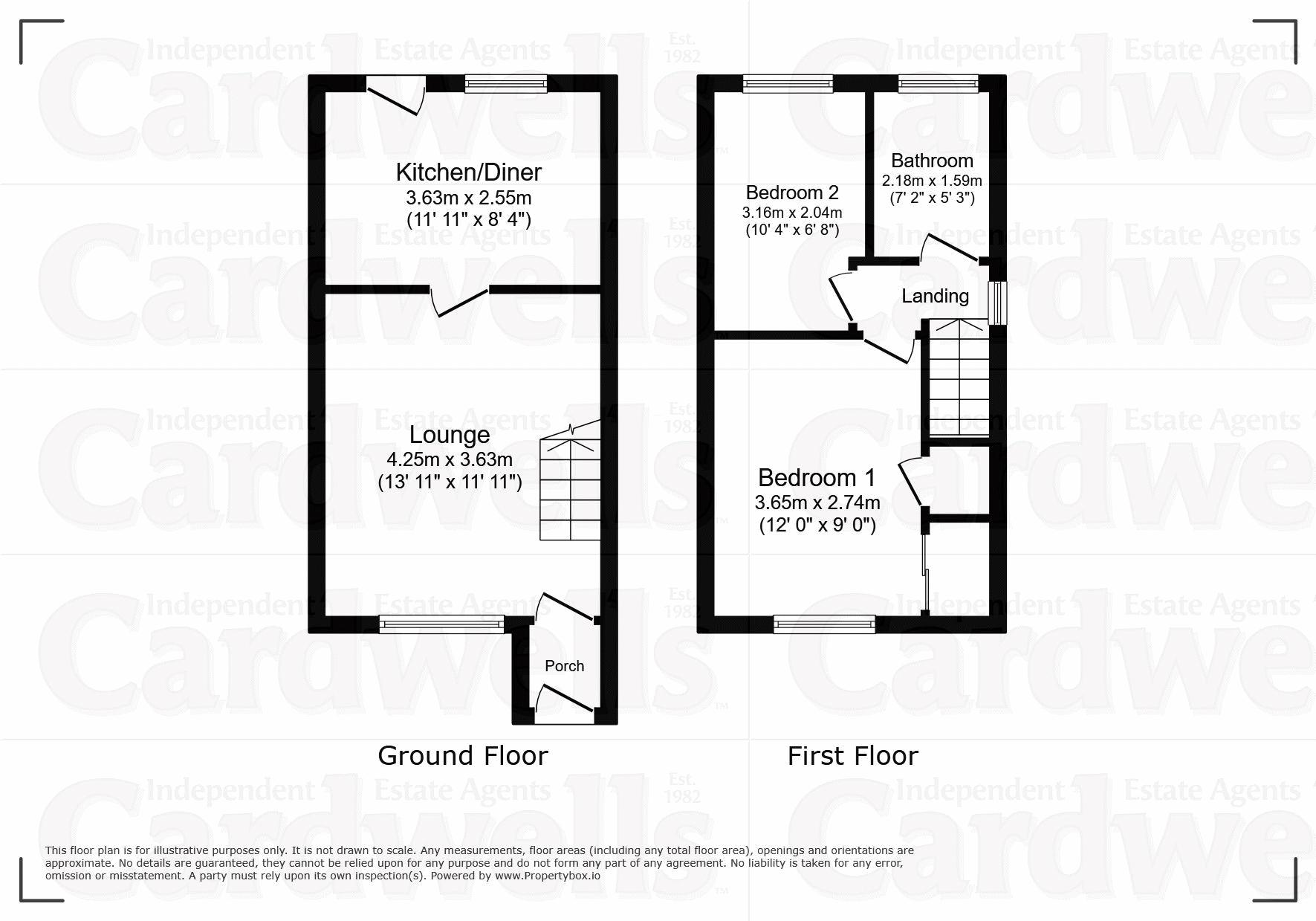 57, St. Georges Road, Bury floorplan