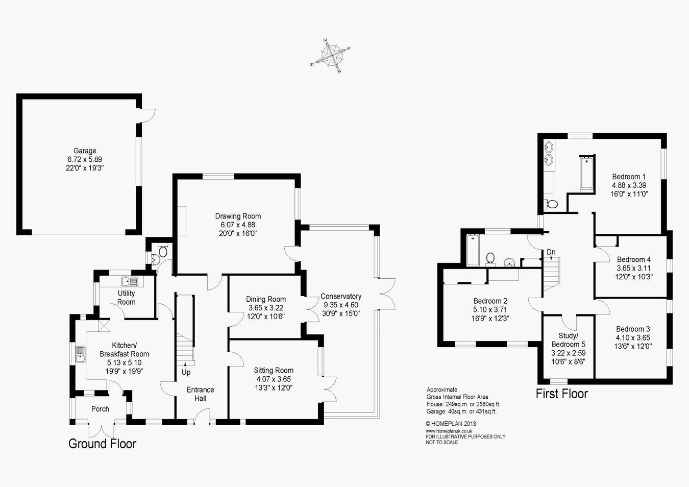 Moor Cottage, Setley, Brockenhurst floorplan
