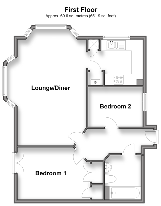 Lucas Close Maidenbower, Crawley floorplan
