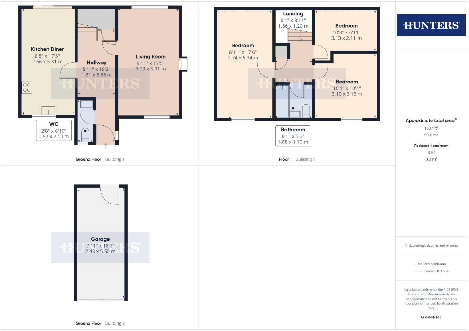20, Meadow View, Filey floorplan