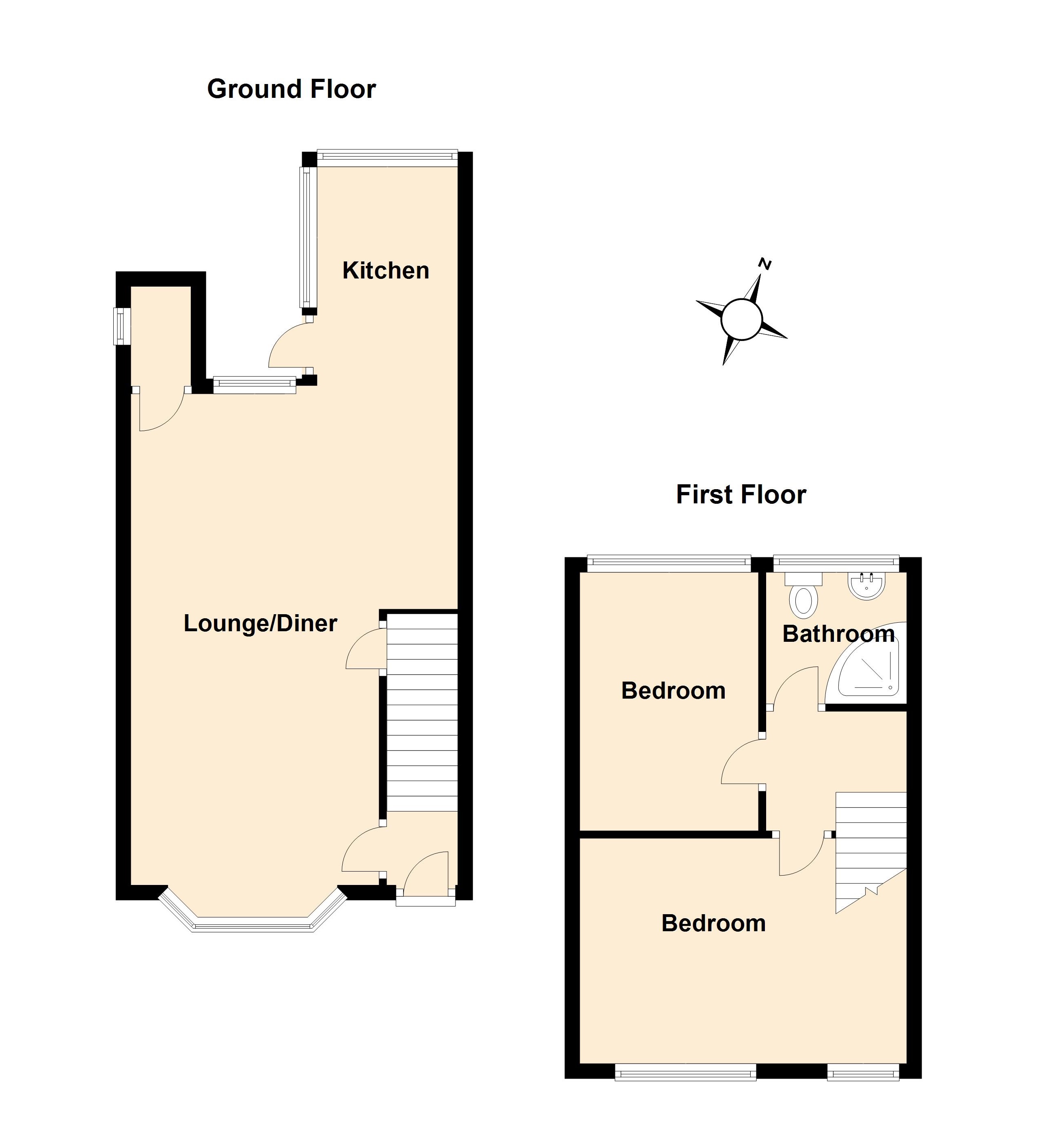 Donnington Avenue, Coundon, Coventry CV6, 2 bedroom end terrace house