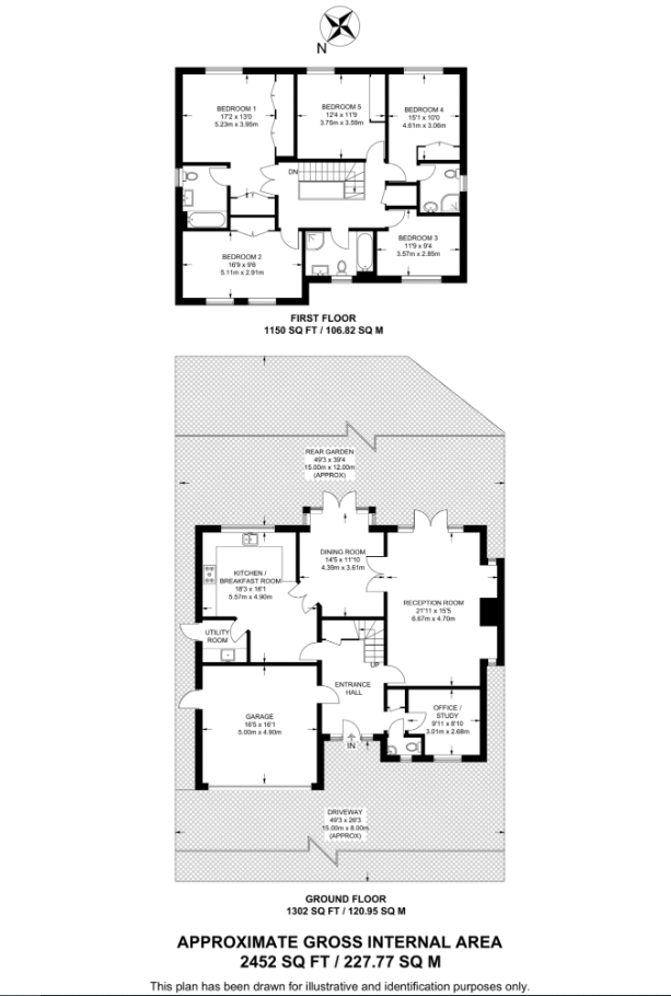1, Rufford Close, Hertfordshire floorplan