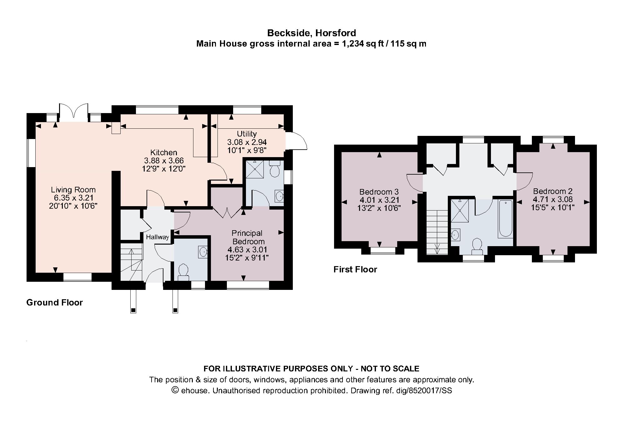 Plot 4 Beckside, Dog Lane, Horsford, Norwich NR10, 3 bedroom bungalow