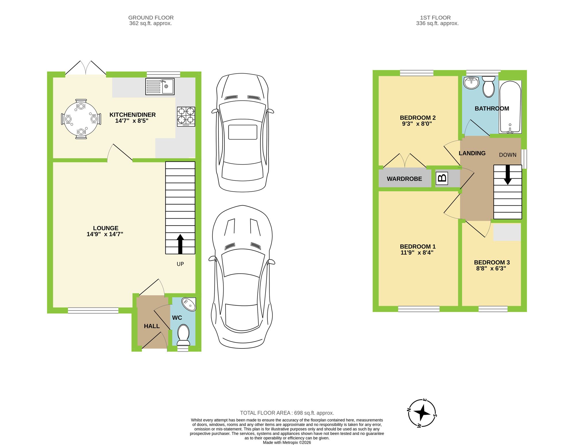 4 Gelli Ddaear Goch, Pontyclun floorplan