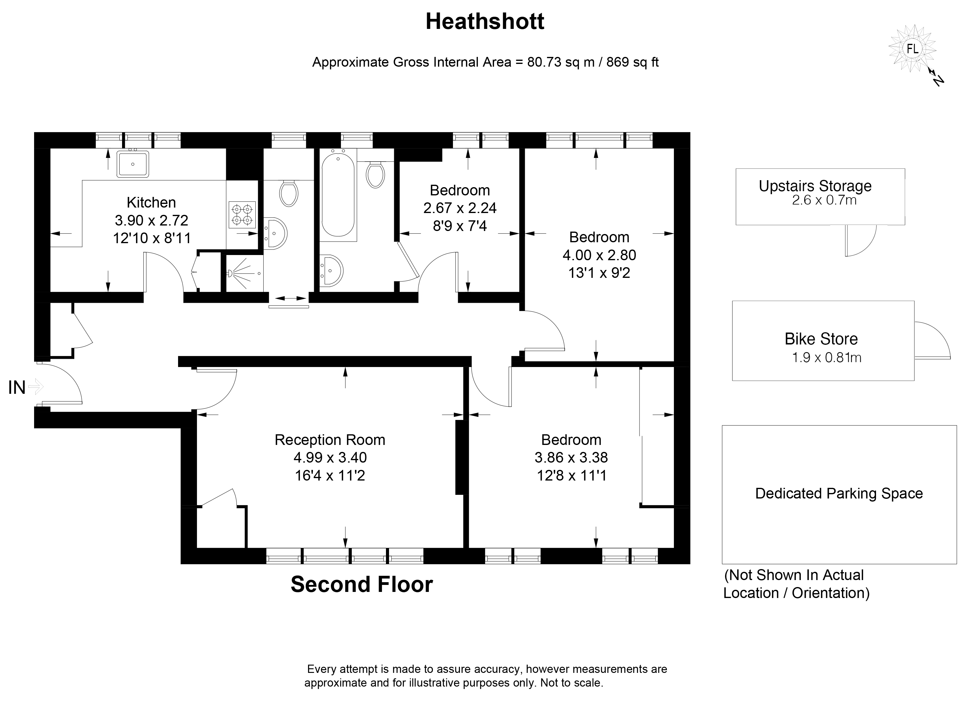 23, Heathshott,, Friars Stile Road, Richmond floorplan
