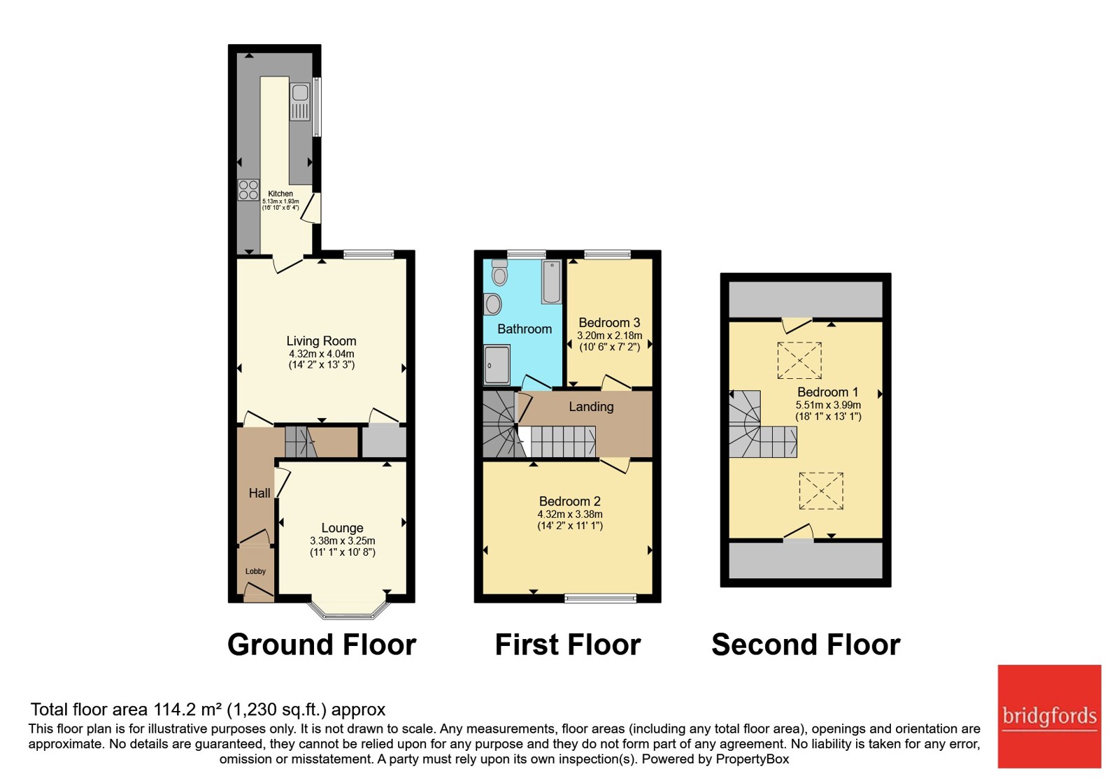 17, Lennox Street, Burnley floorplan
