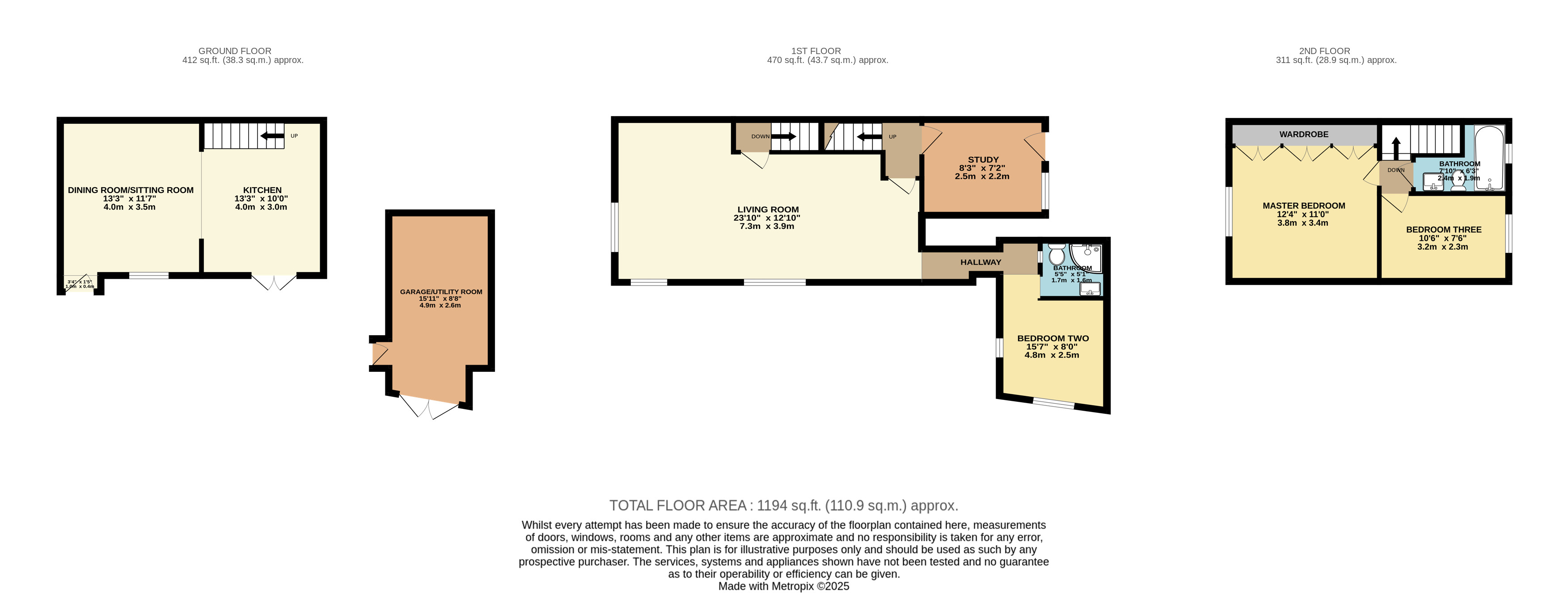 1, Podnor Lane, Stockport floorplan