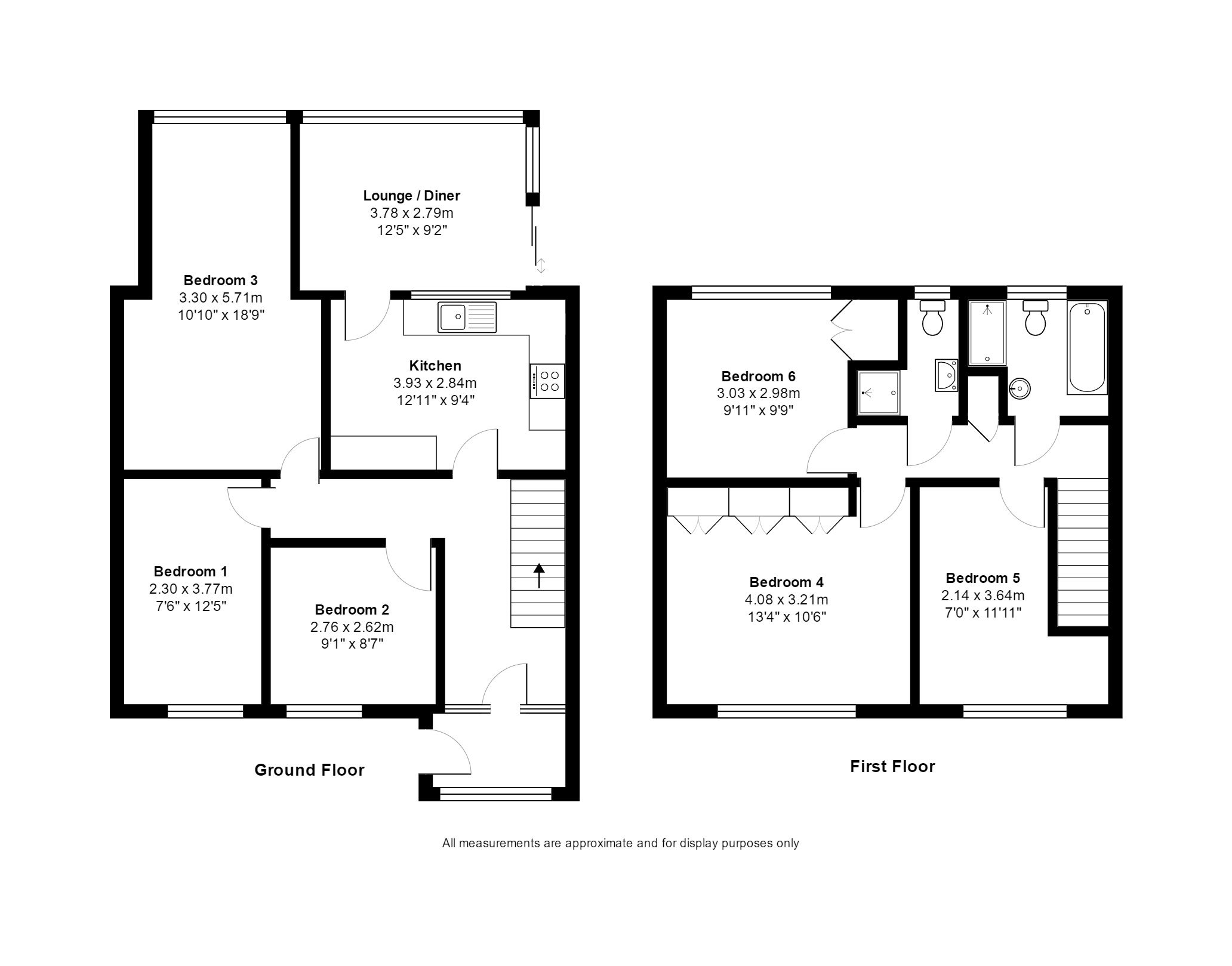 6 Bedrooms Flat to rent in Findon Road, Brighton BN2