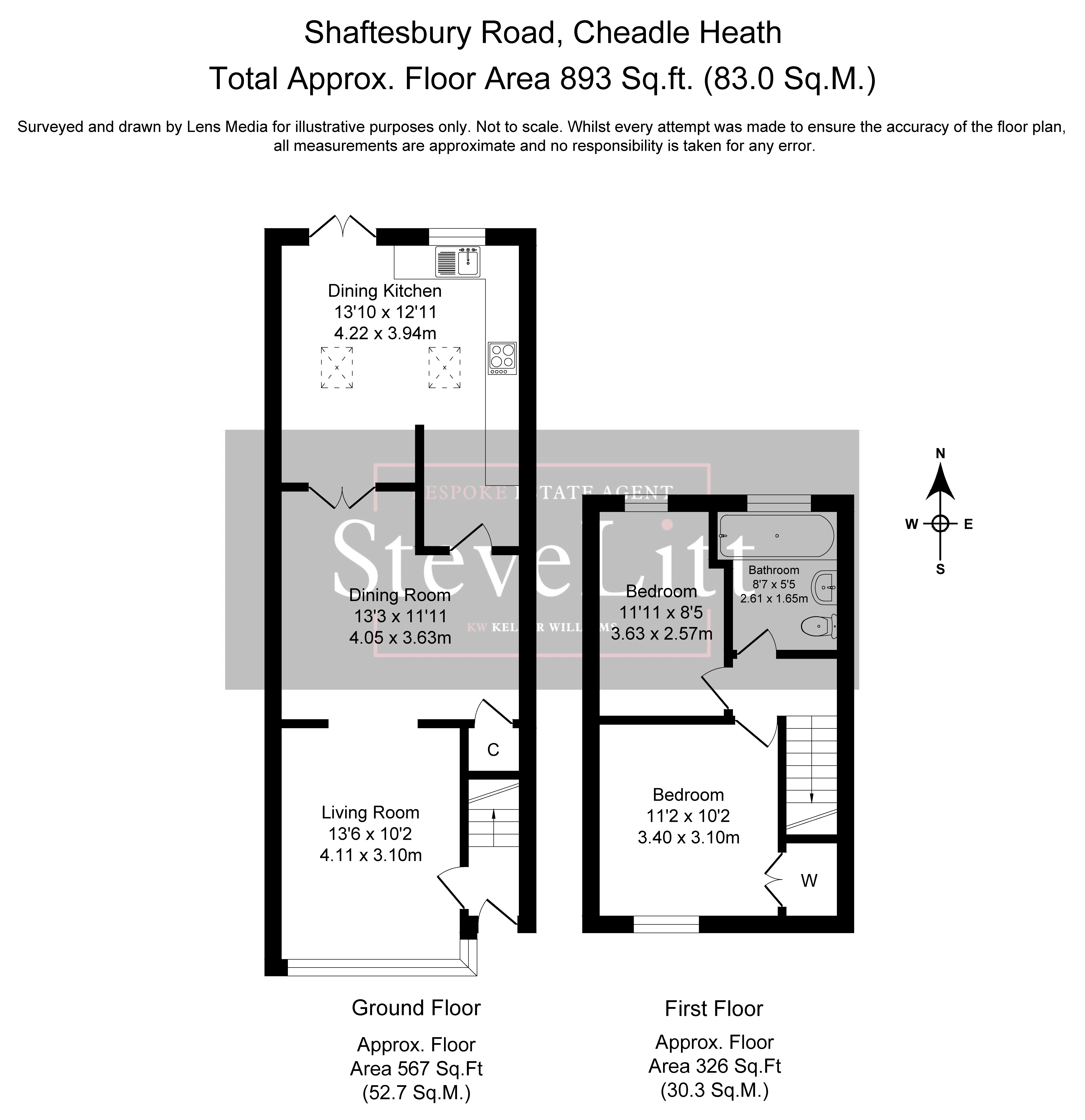 Shaftesbury Road, Stockport, Cheshire SK3, 2 bedroom semidetached