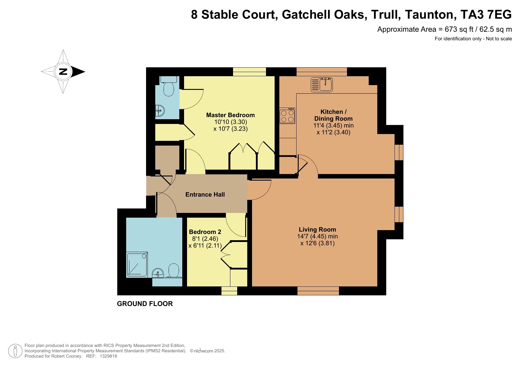 8 Stable Court, Taunton floorplan