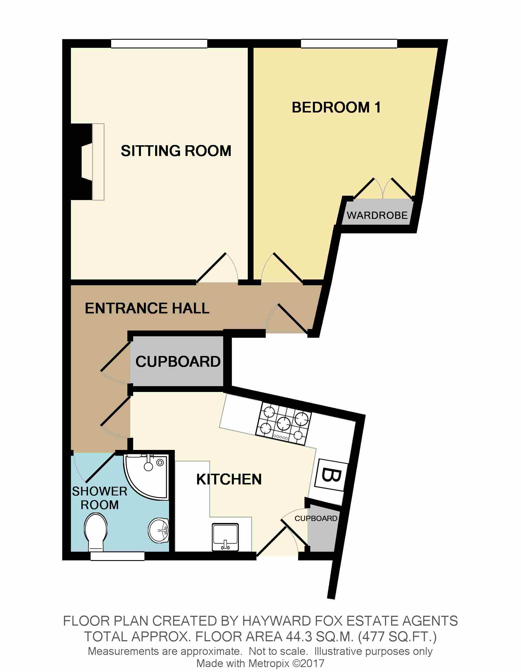 4A,, Cliff Crescent, Barton on Sea floorplan