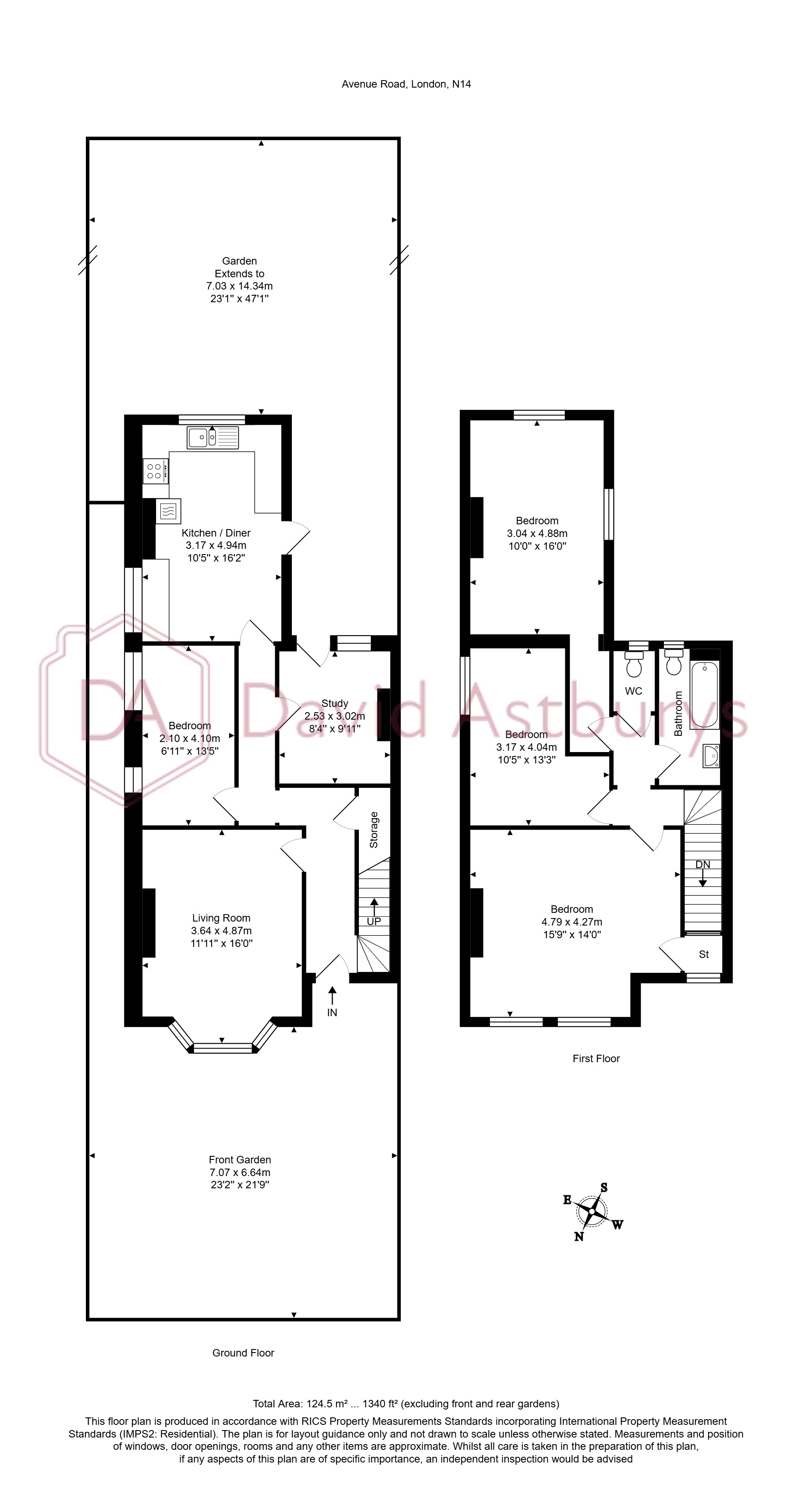 Avenue Road, Southgate floorplan