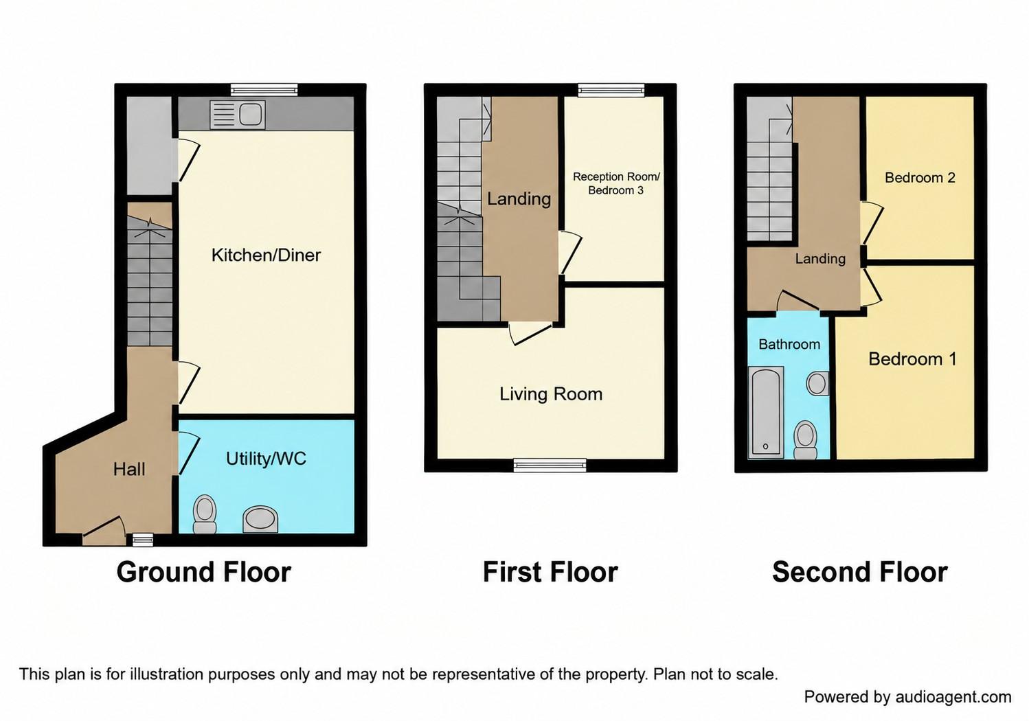 3, King Street, Bideford floorplan
