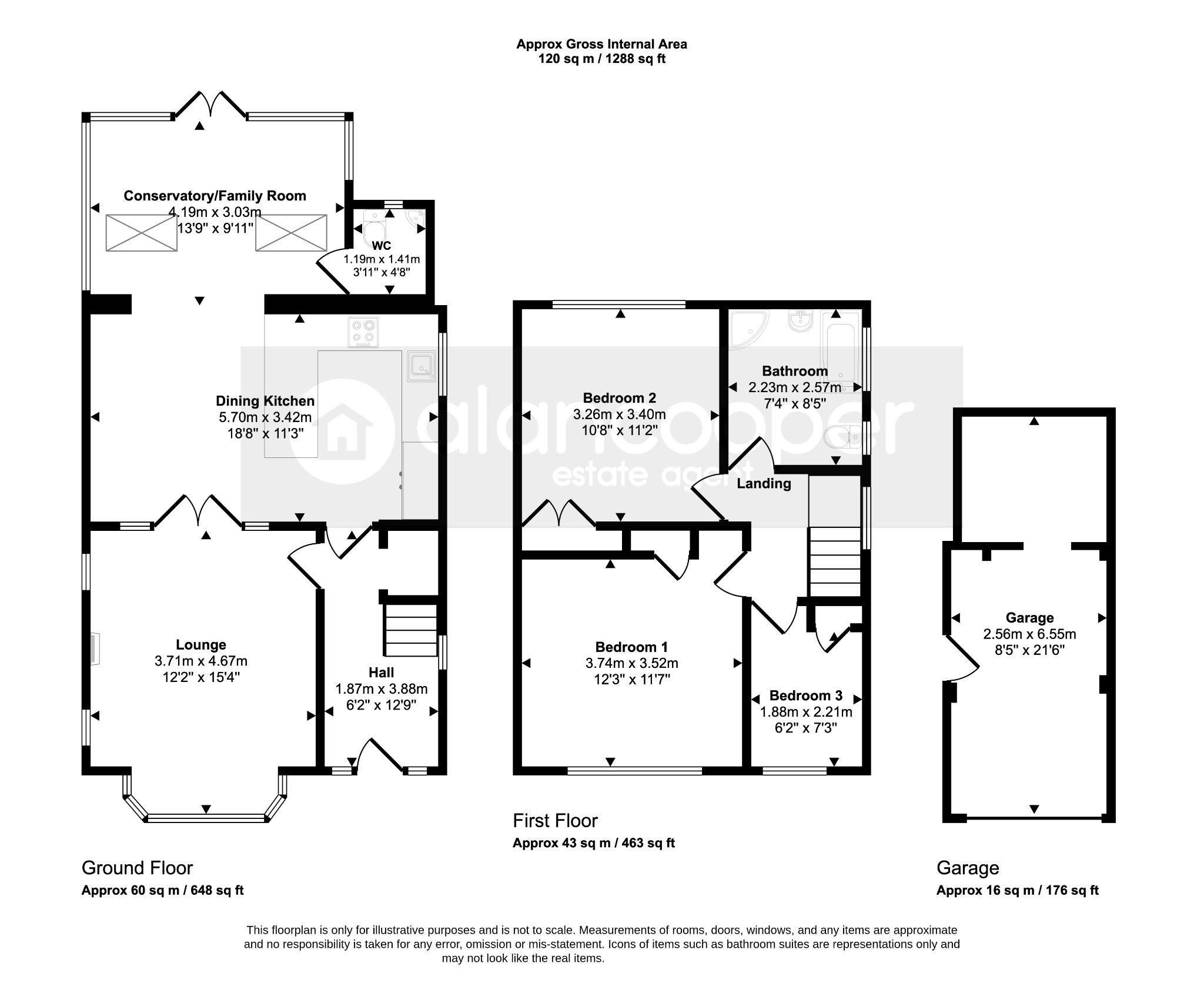49 Highfield Road, Nuneaton, Warwickshire floorplan