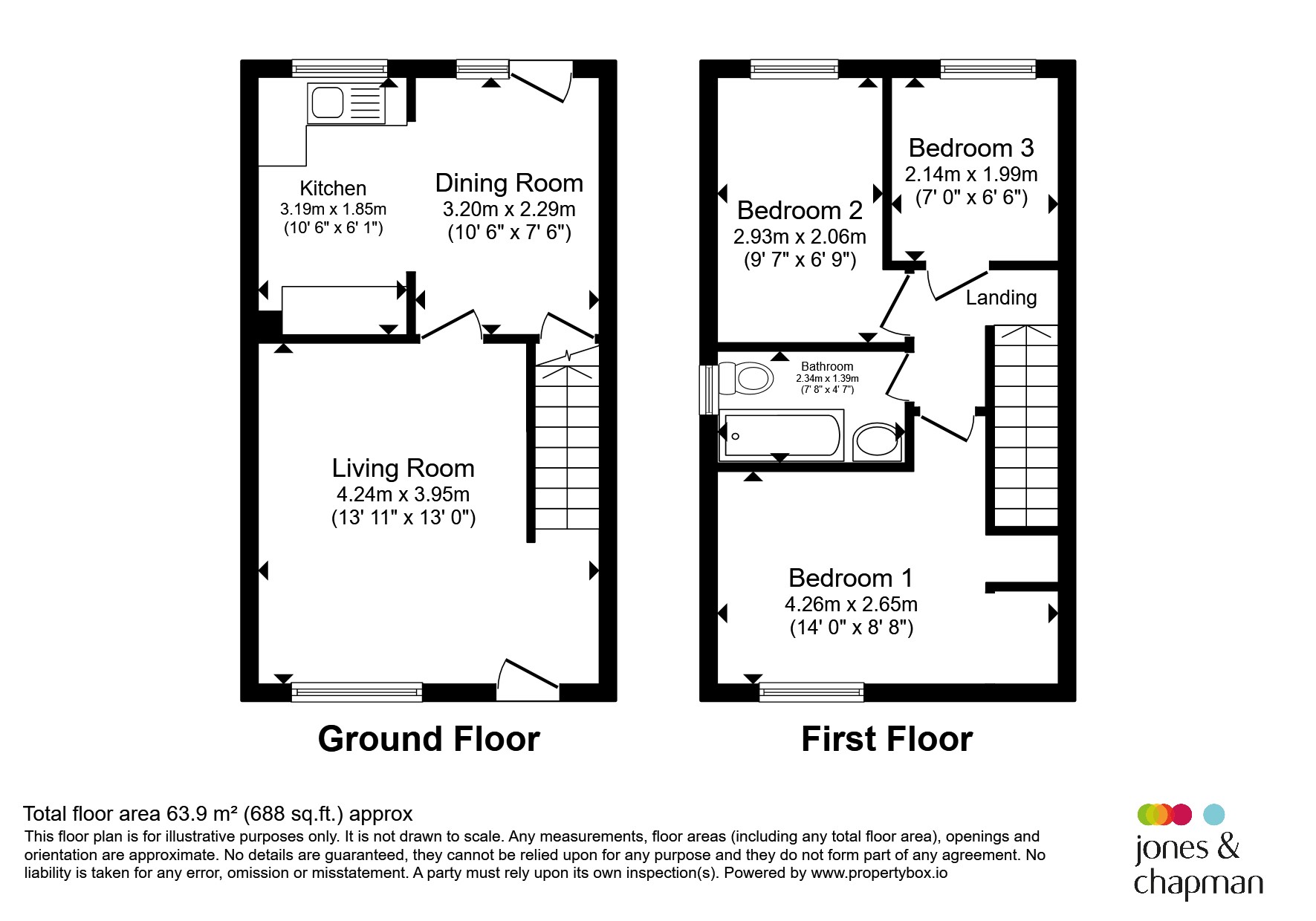 9, Selbourne Close, Wirral floorplan