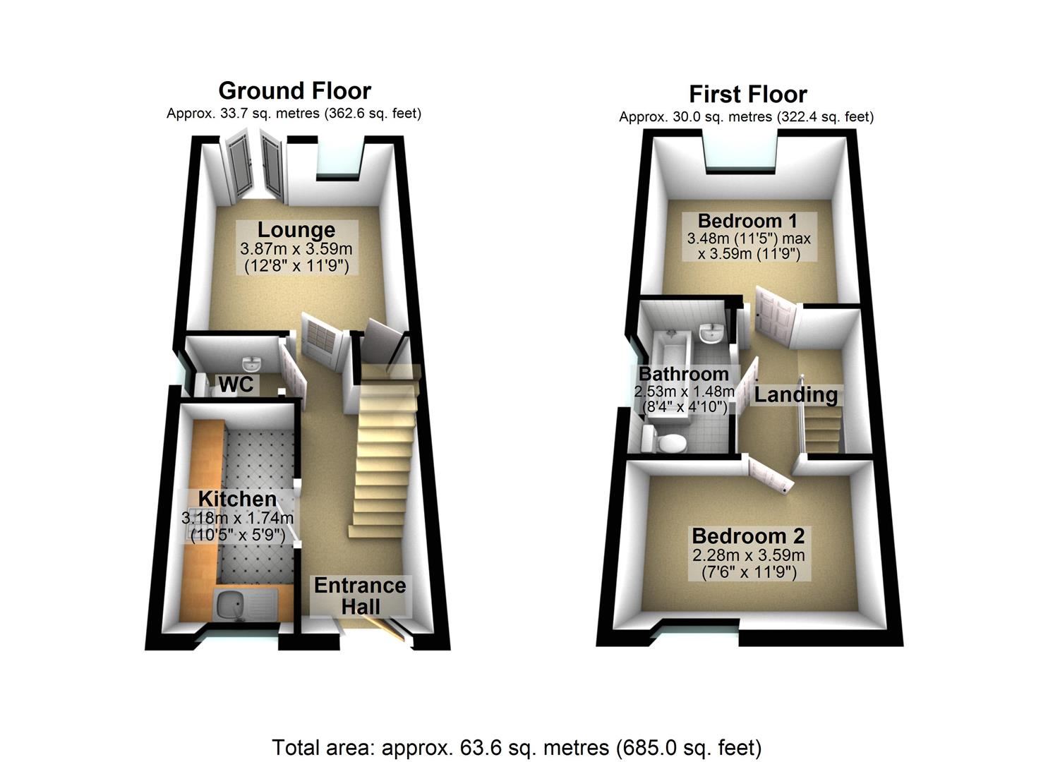 14, Nursery Close, Leeds floorplan