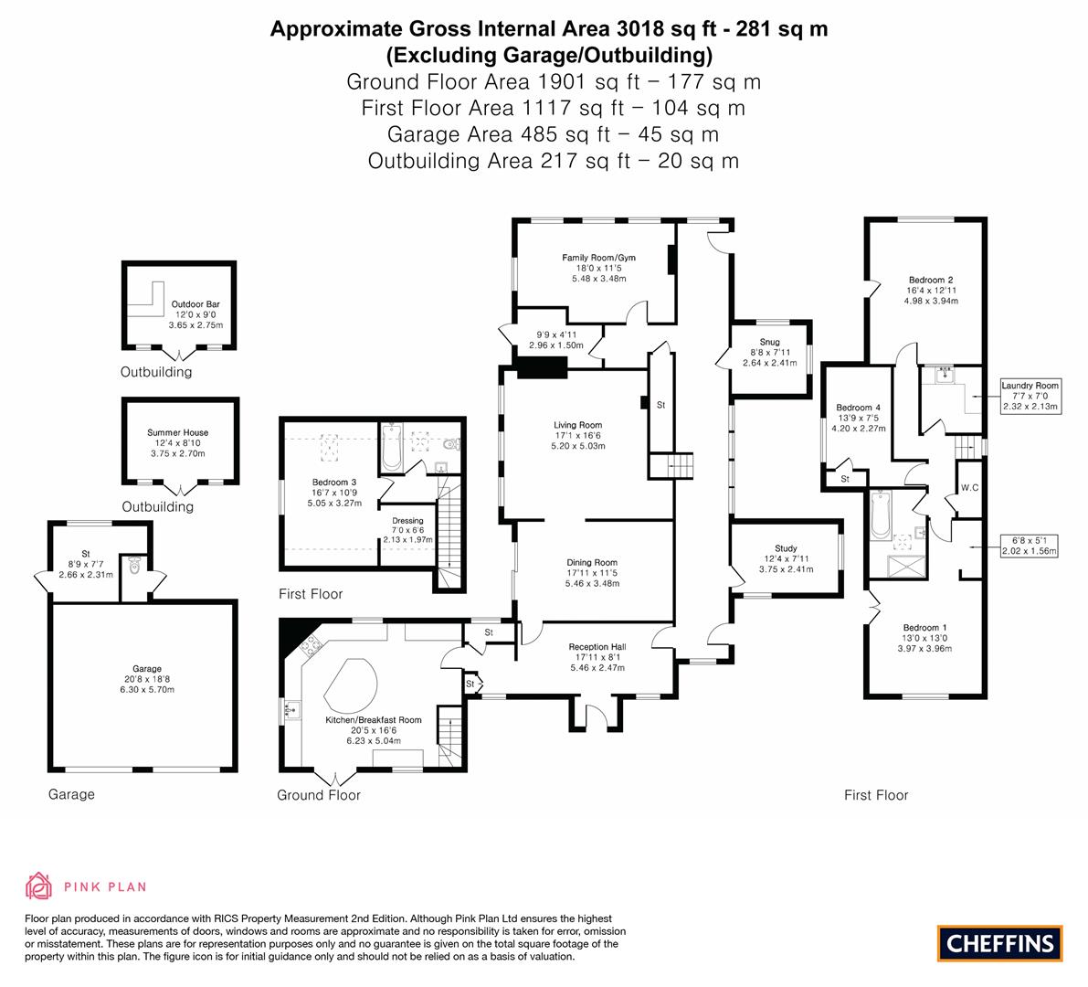The Old School House, School Road, Great Wratting floorplan