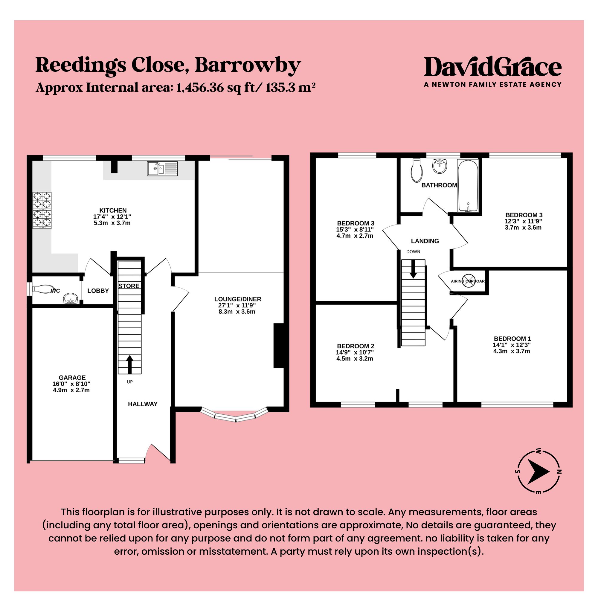 22 Reedings Close, Grantham floorplan