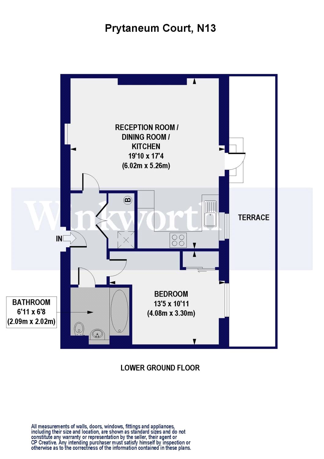 1 Bedrooms Flat to rent in Prytaneum Court, 251 Green Lanes, London N13