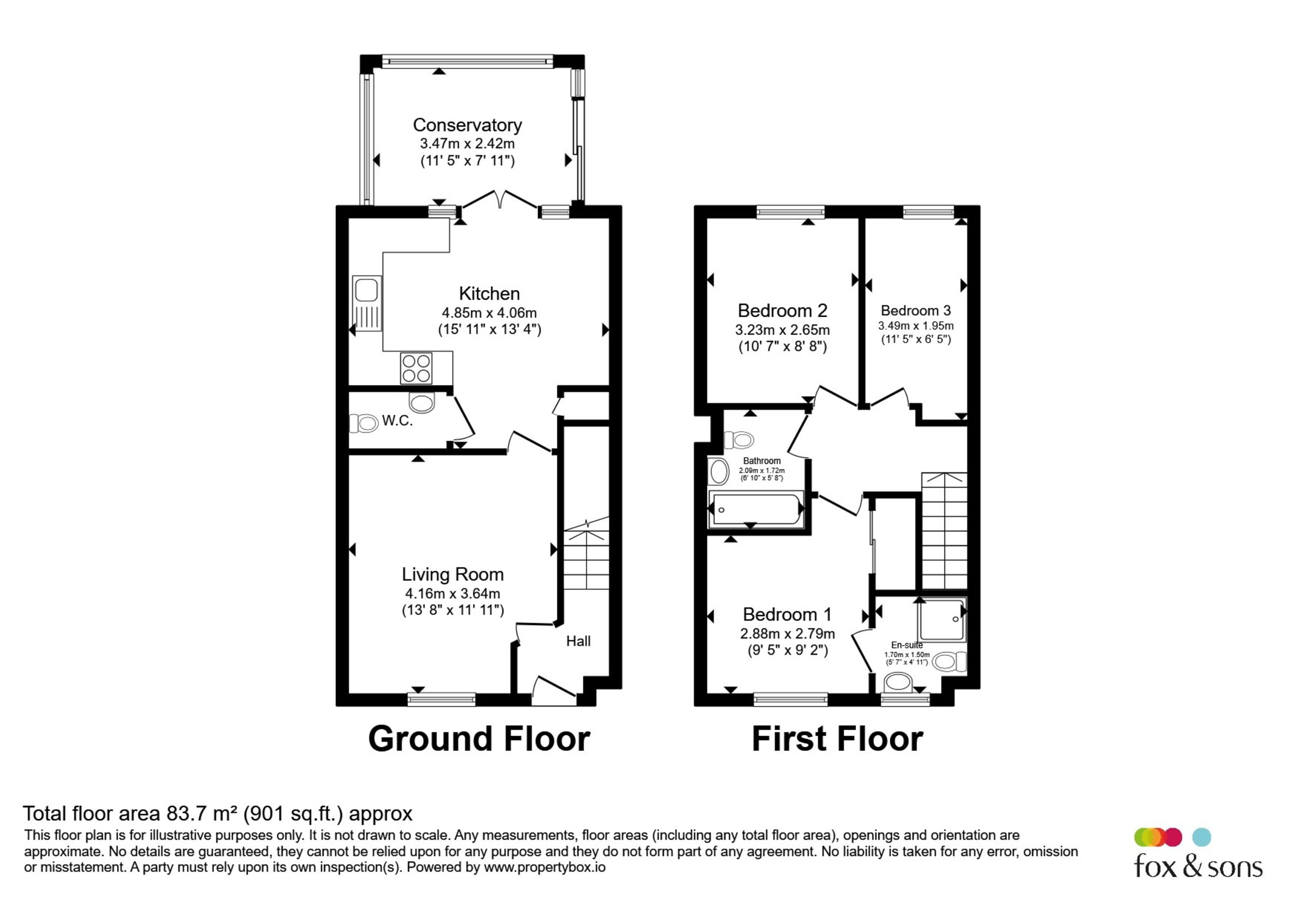 19, Calstock Close, Plymouth floorplan