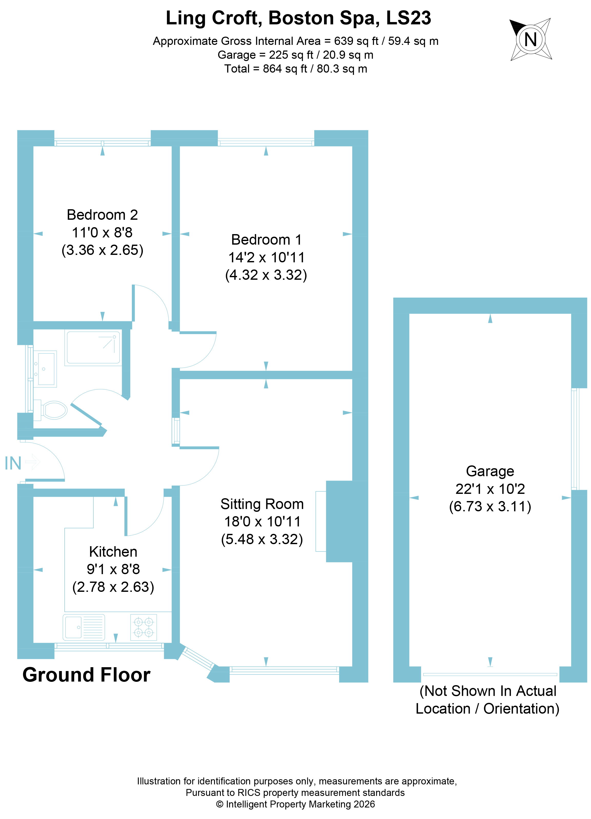 4, Ling Croft, Wetherby floorplan