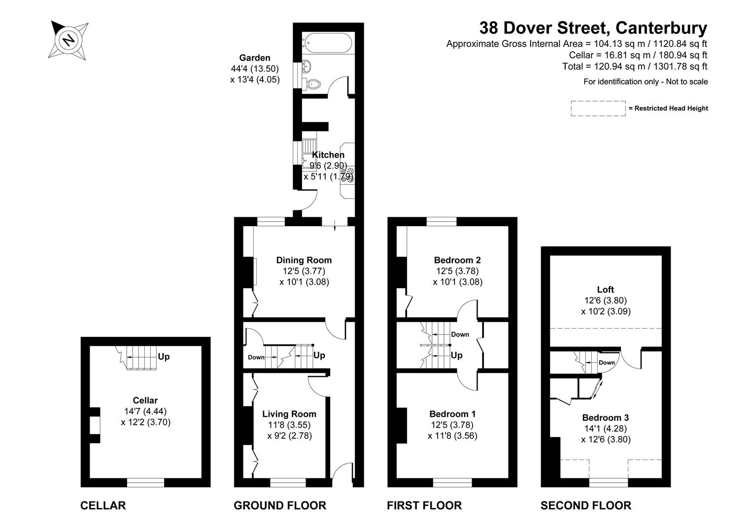 38, Dover Street, Canterbury floorplan