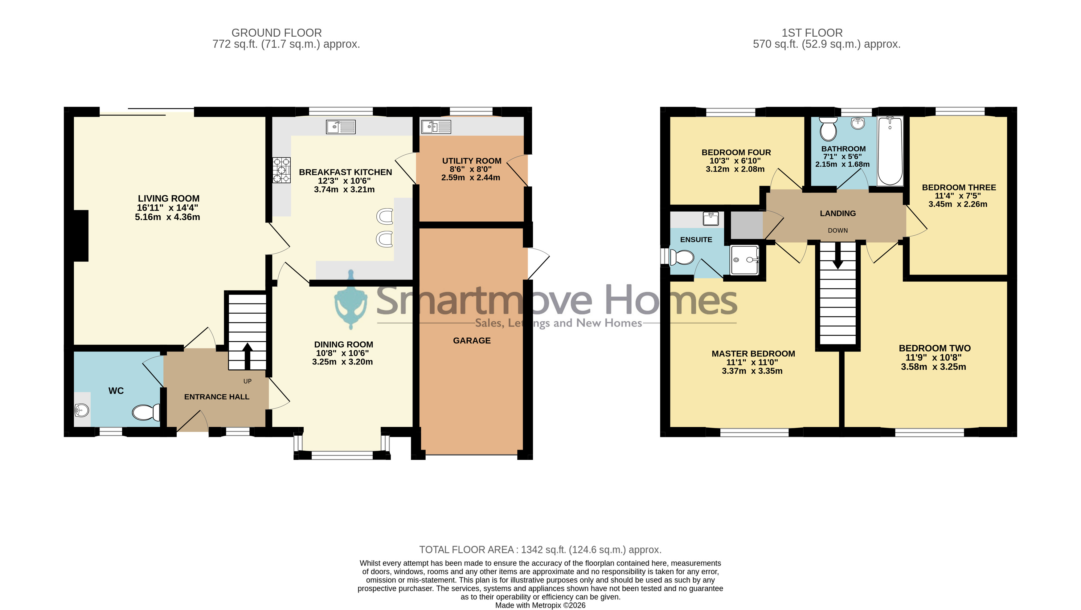 11, Clumber Close, Derbyshire, DE5 3TS floorplan