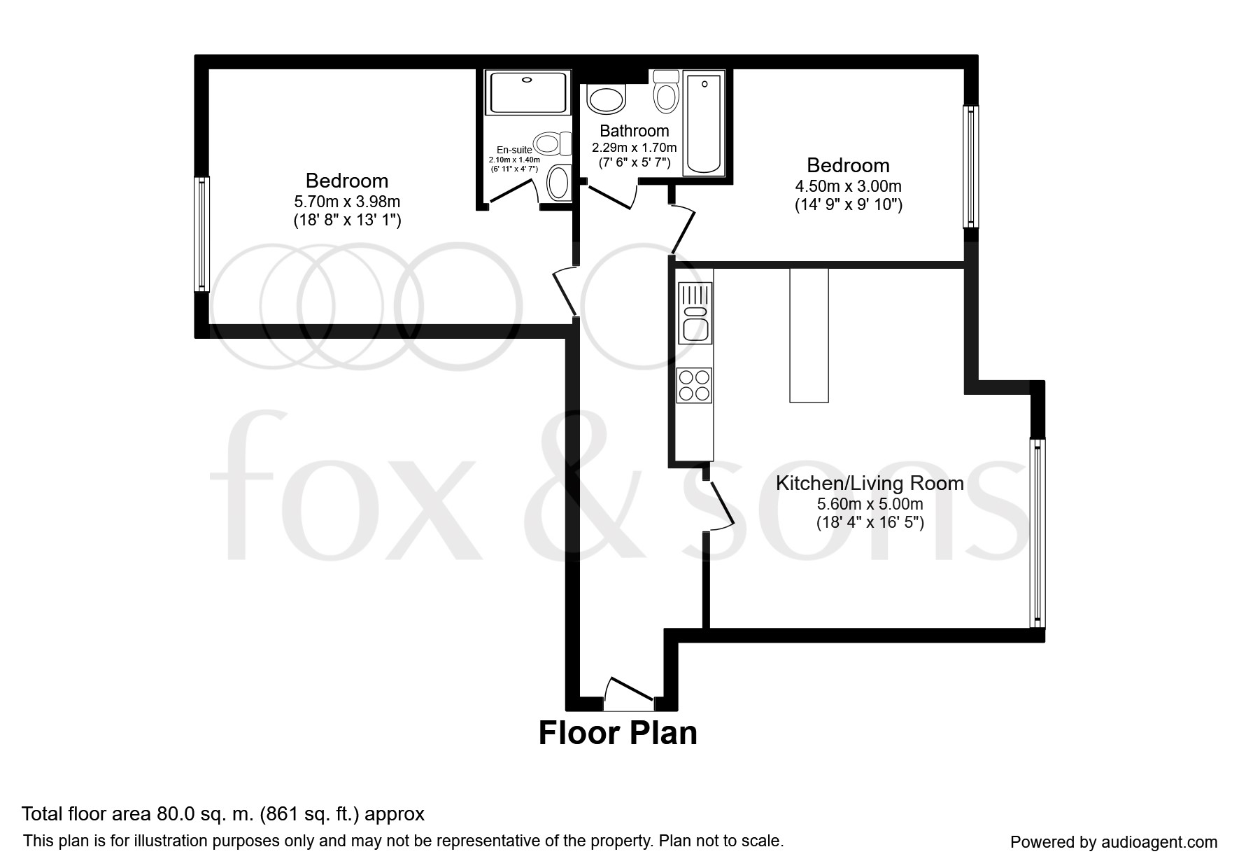 2 Bedrooms Flat for sale in Regent Street, Brighton BN1