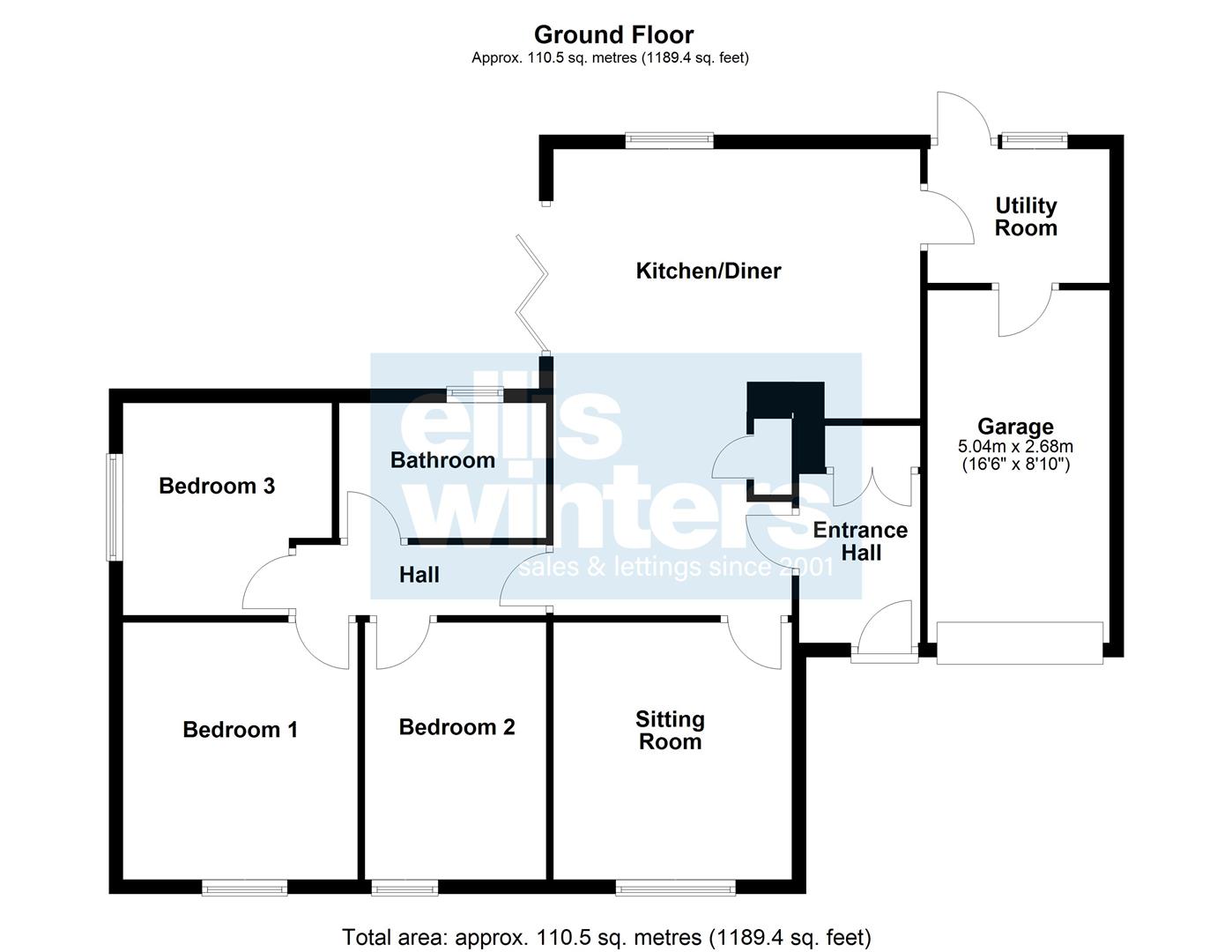 Sun n Rise, Parkhall Road, Somersham floorplan
