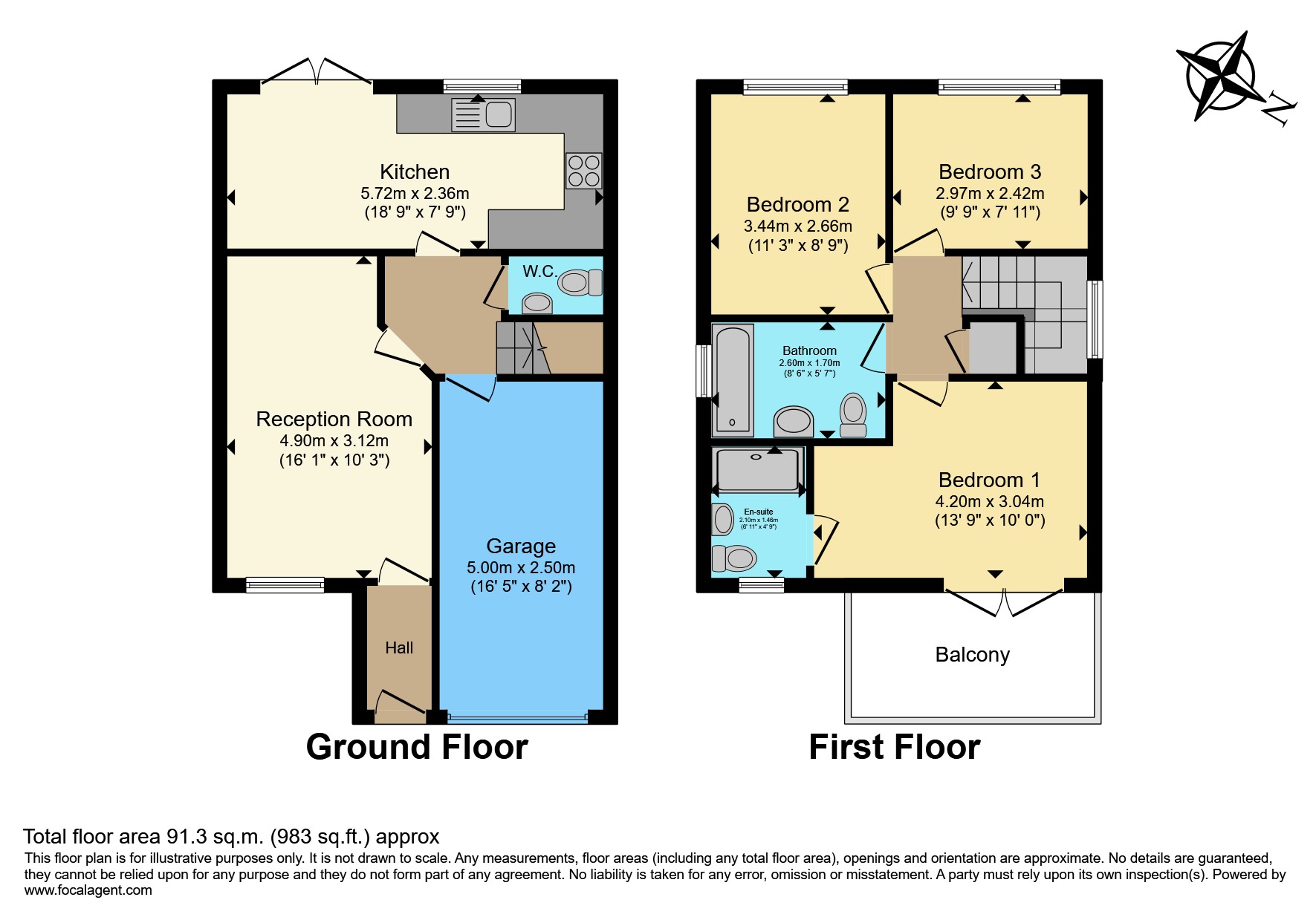 26, Deepdale Avenue, Stockton-on-tees floorplan