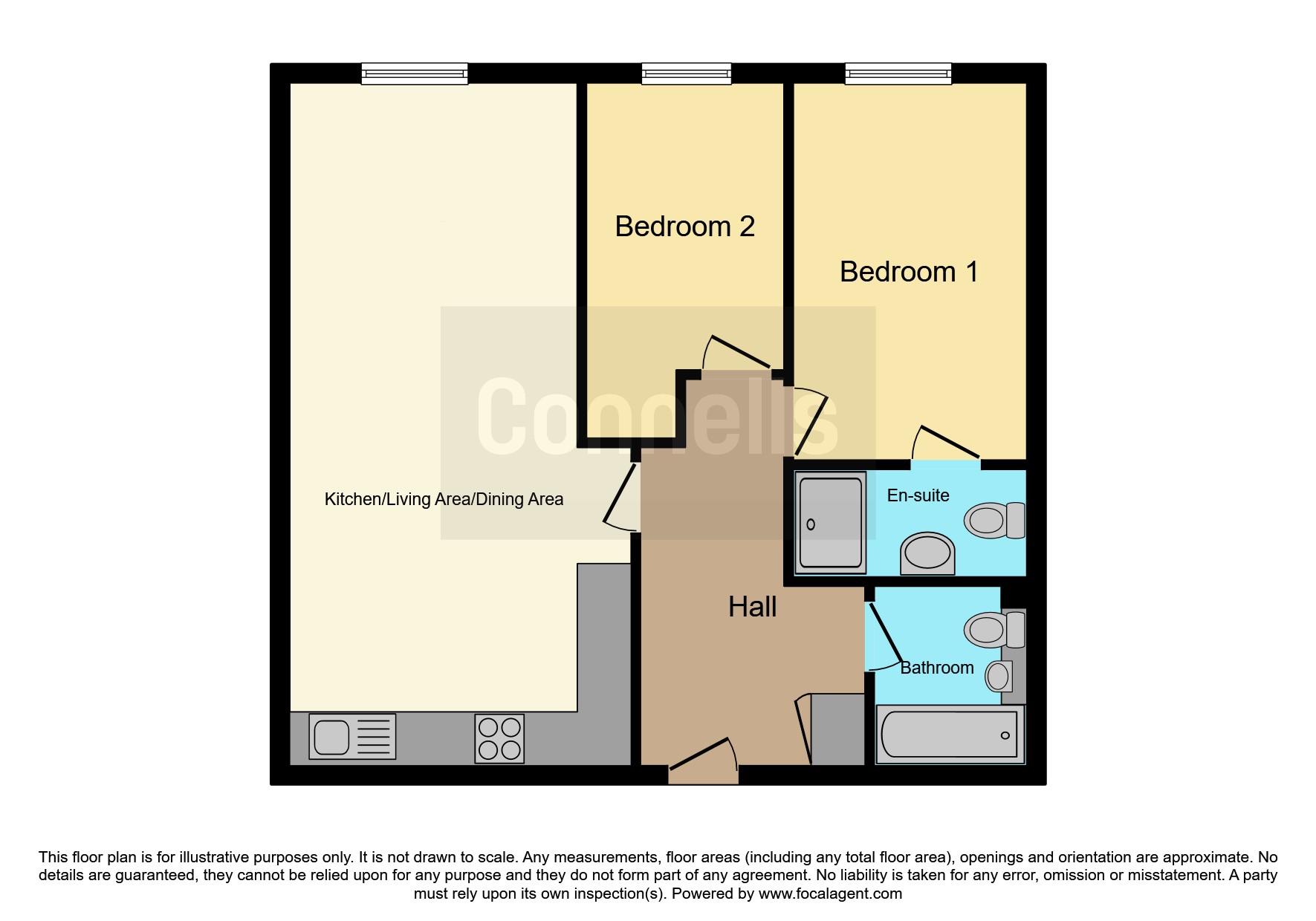 Flat 1, 31, Mosquito Road, CAMBRIDGE floorplan