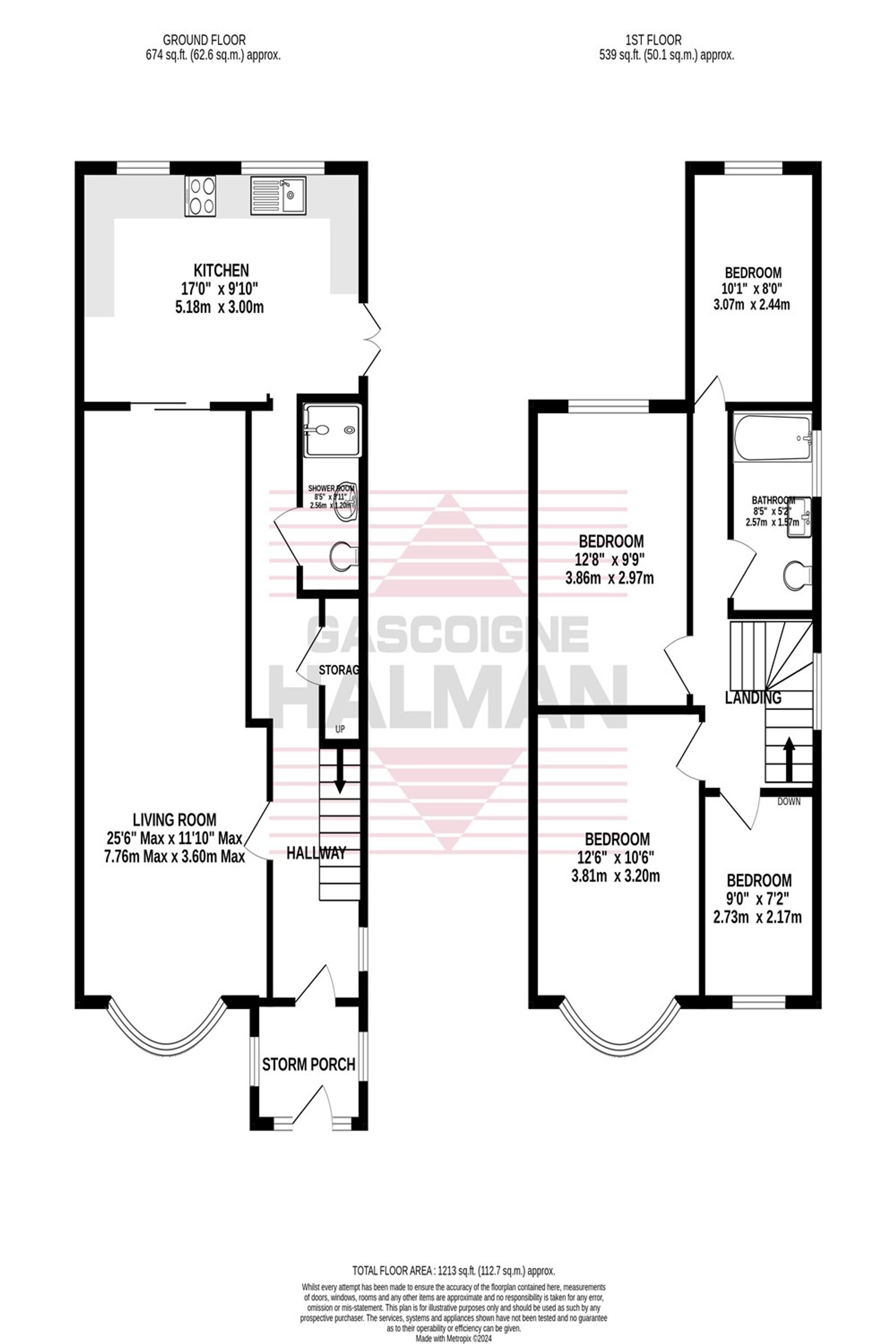 17 Green Walk, Cheadle floorplan