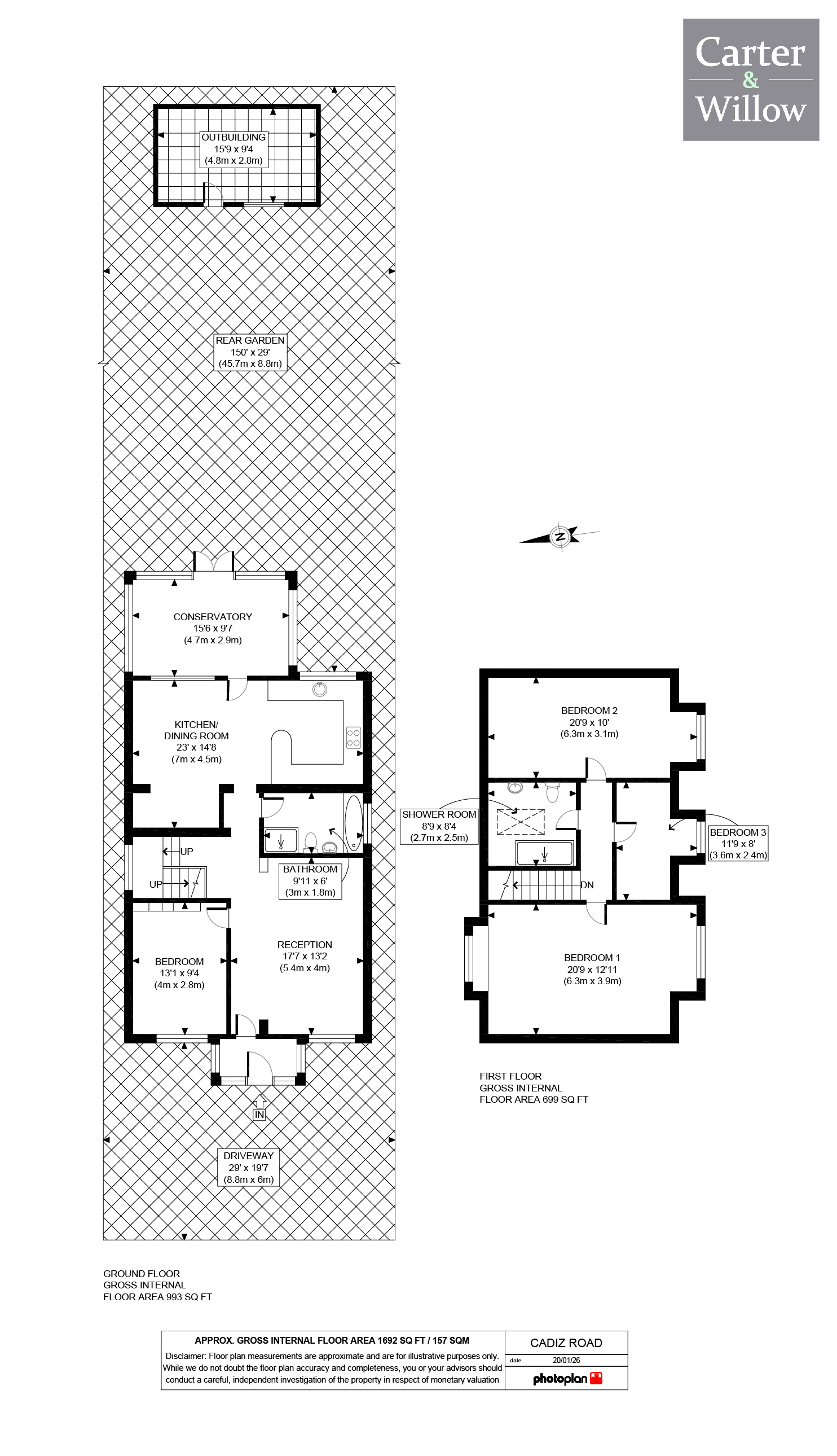 16, Cadiz Road, Dagenham floorplan