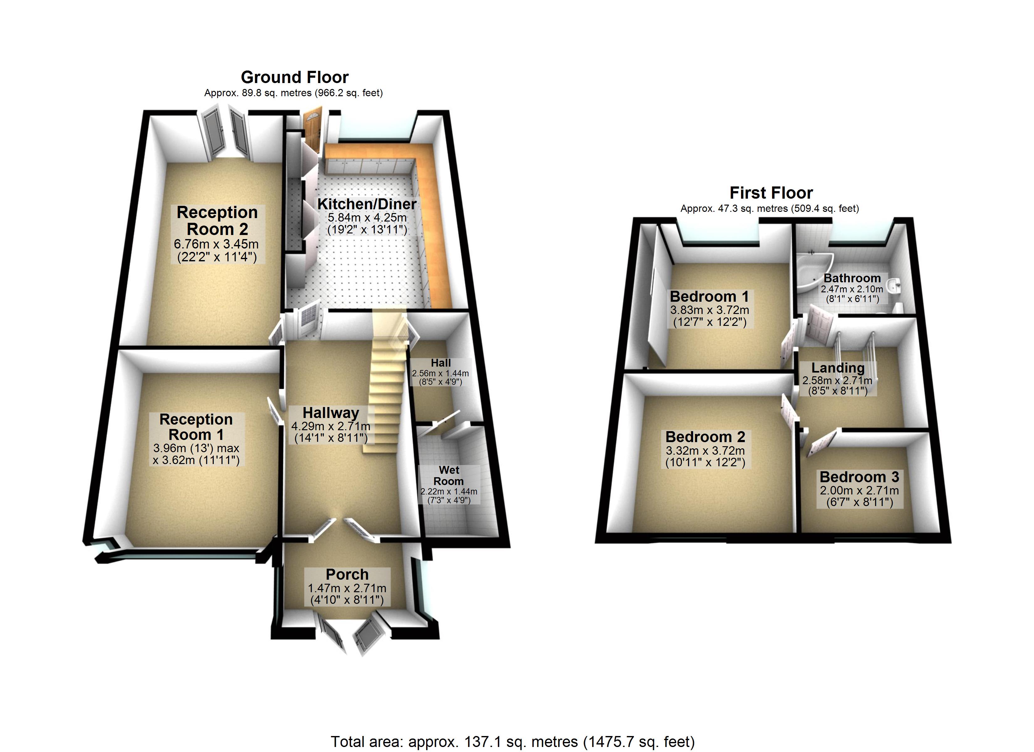 3 bed semidetached house for sale in Nansen Road, Evington, Leicester