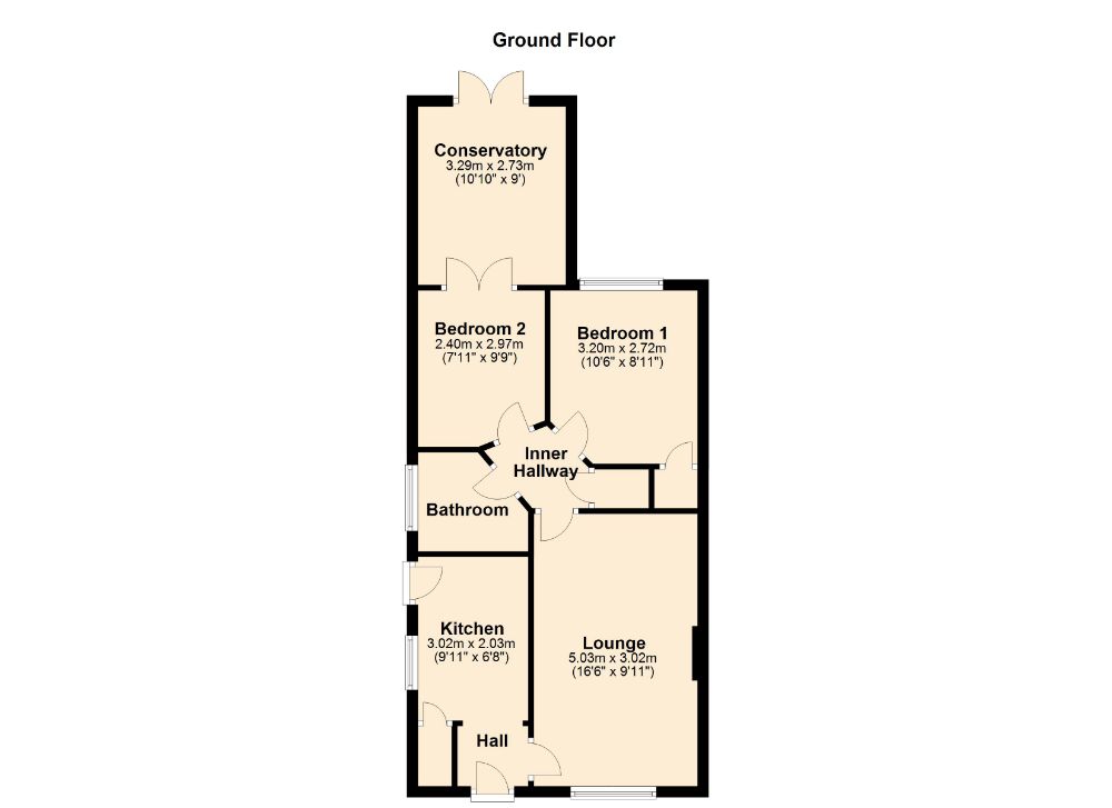 2 Bedrooms Semi-detached bungalow for sale in Grendon Walk, Parklands, Northampton NN3