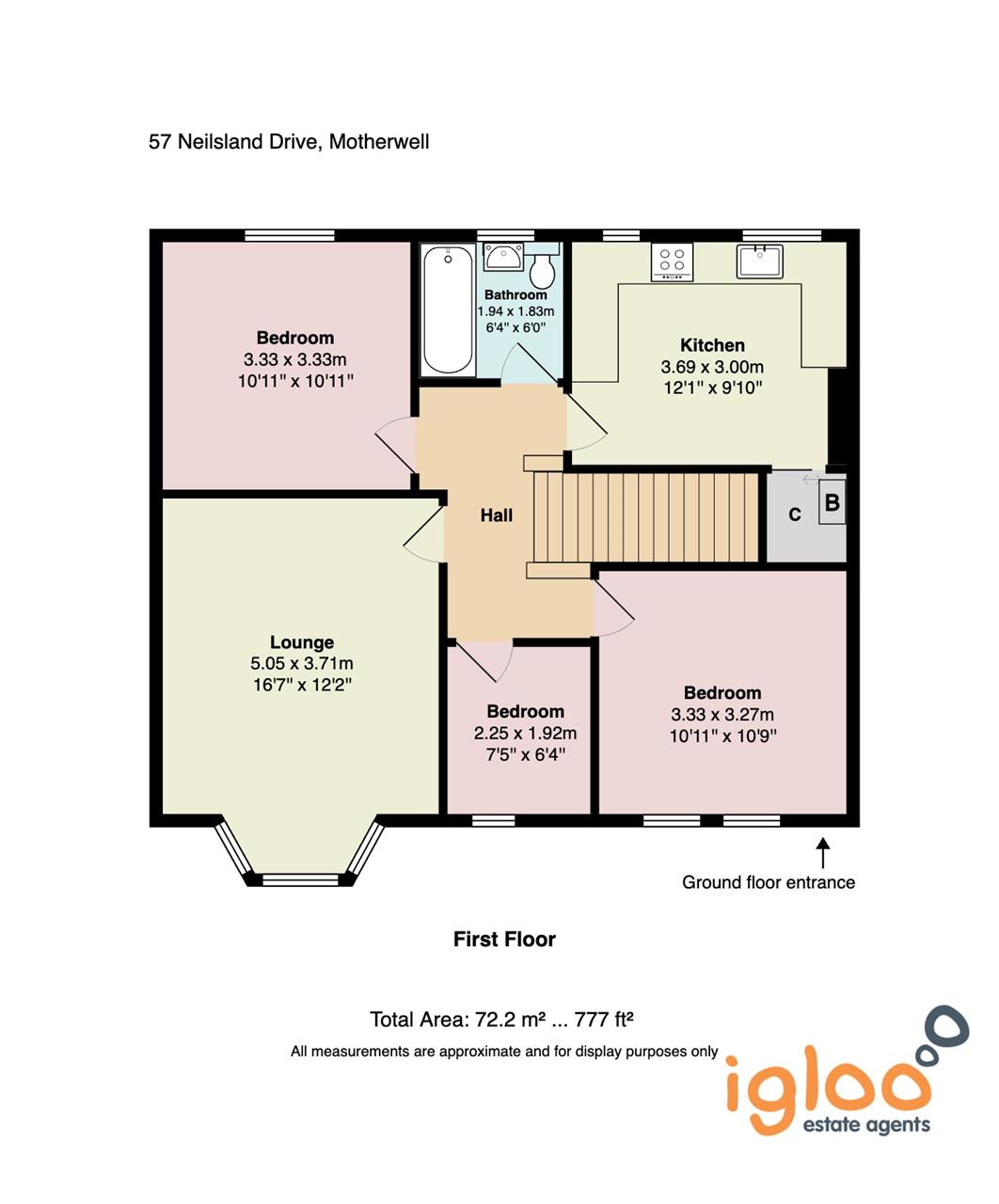57, Neilsland Drive, Motherwell floorplan