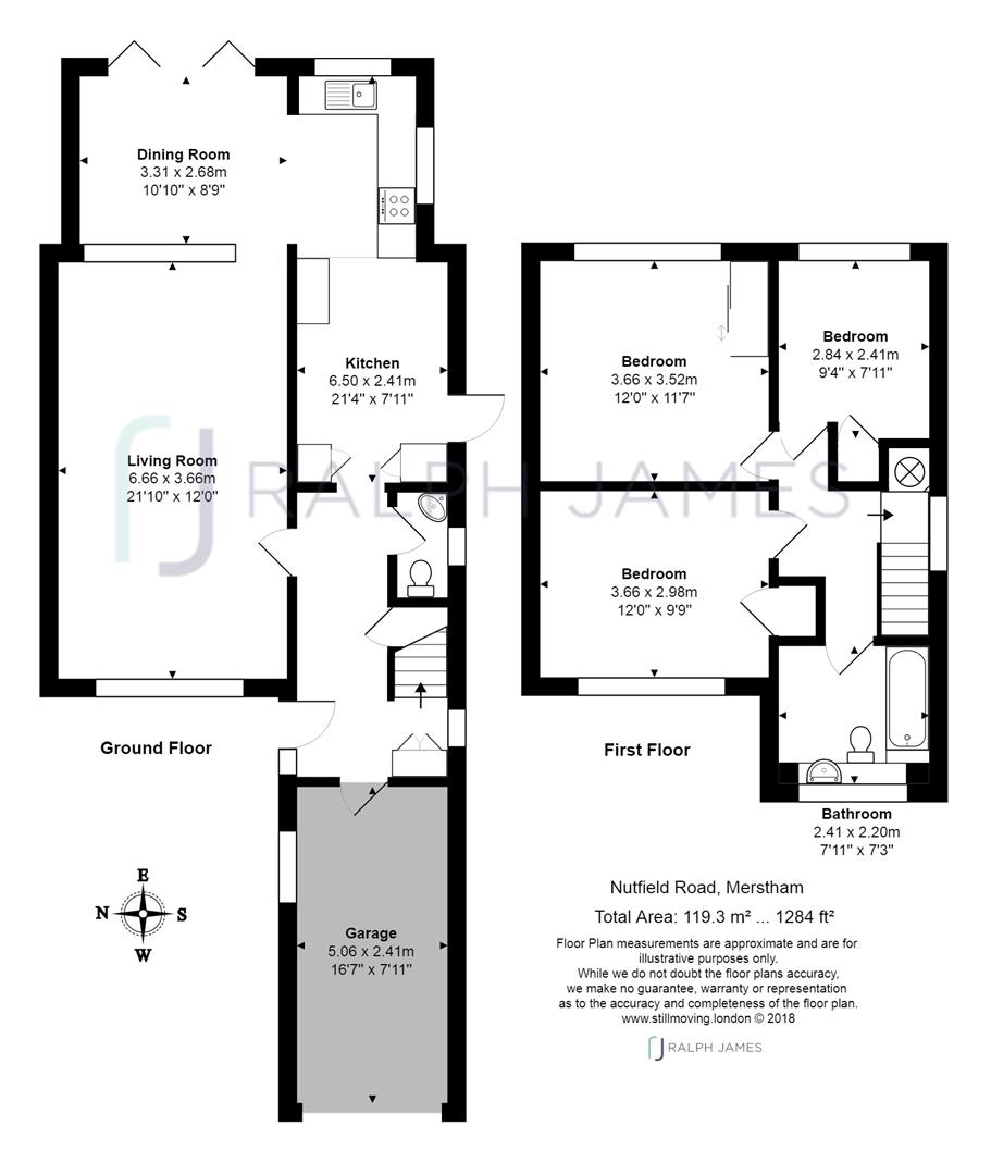 3 Bedrooms Semi-detached house to rent in Nutfield Road, Merstham, Redhill RH1