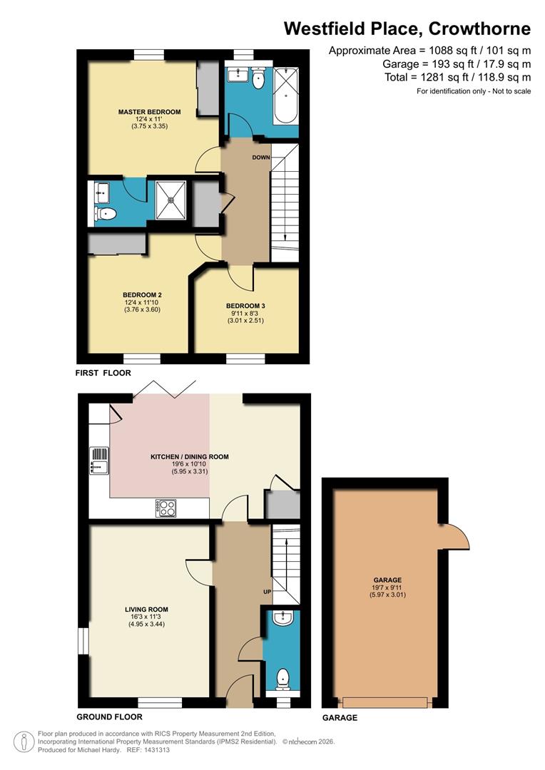 22, Westfield Place, Crowthorne floorplan