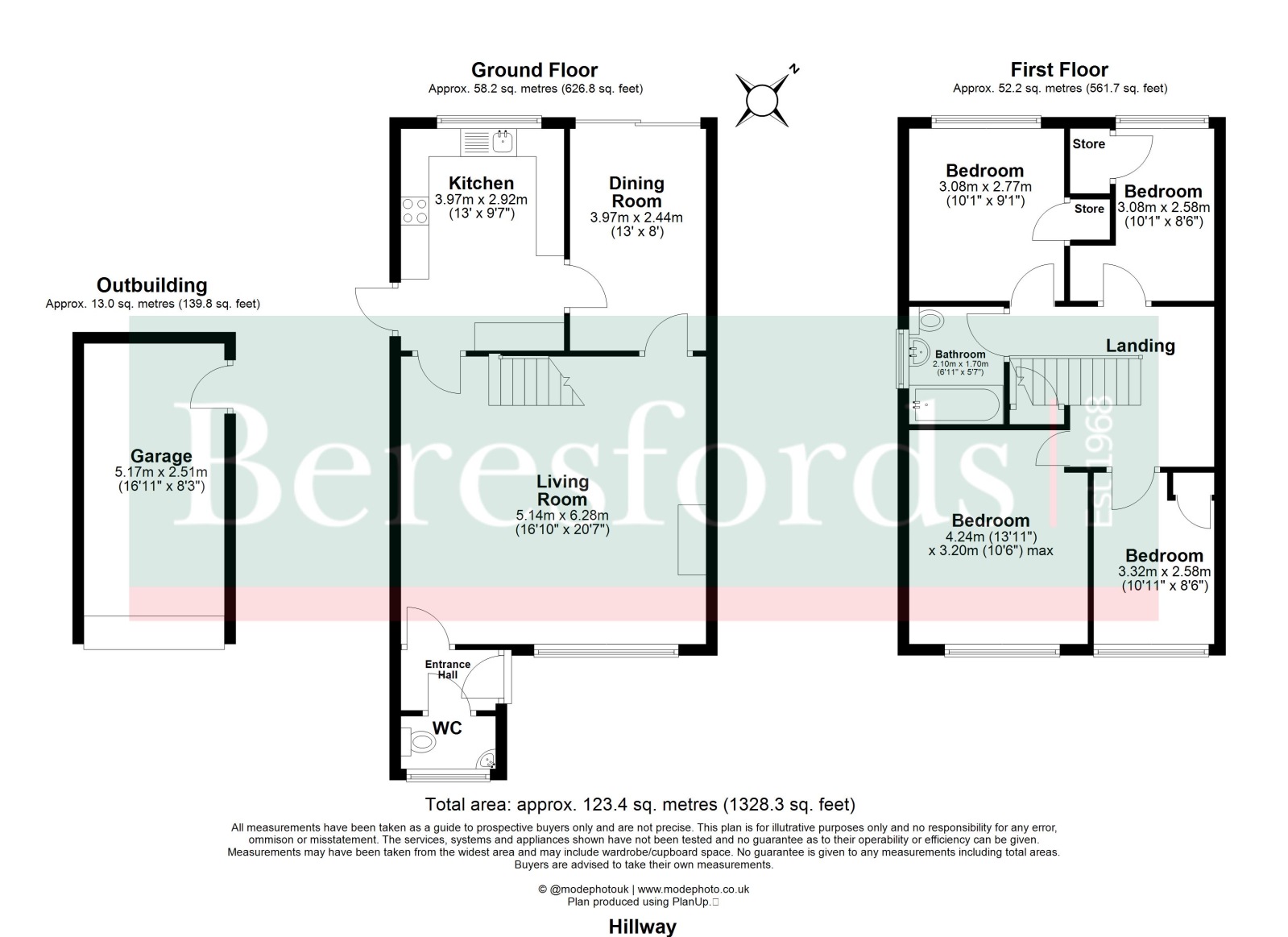42, Hillway, Essex floorplan