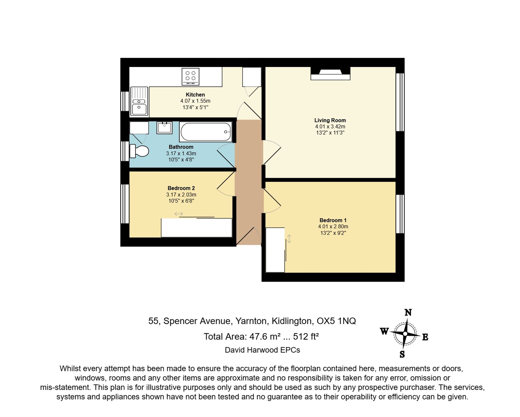 55 Spencer Avenue, Kidlington floorplan