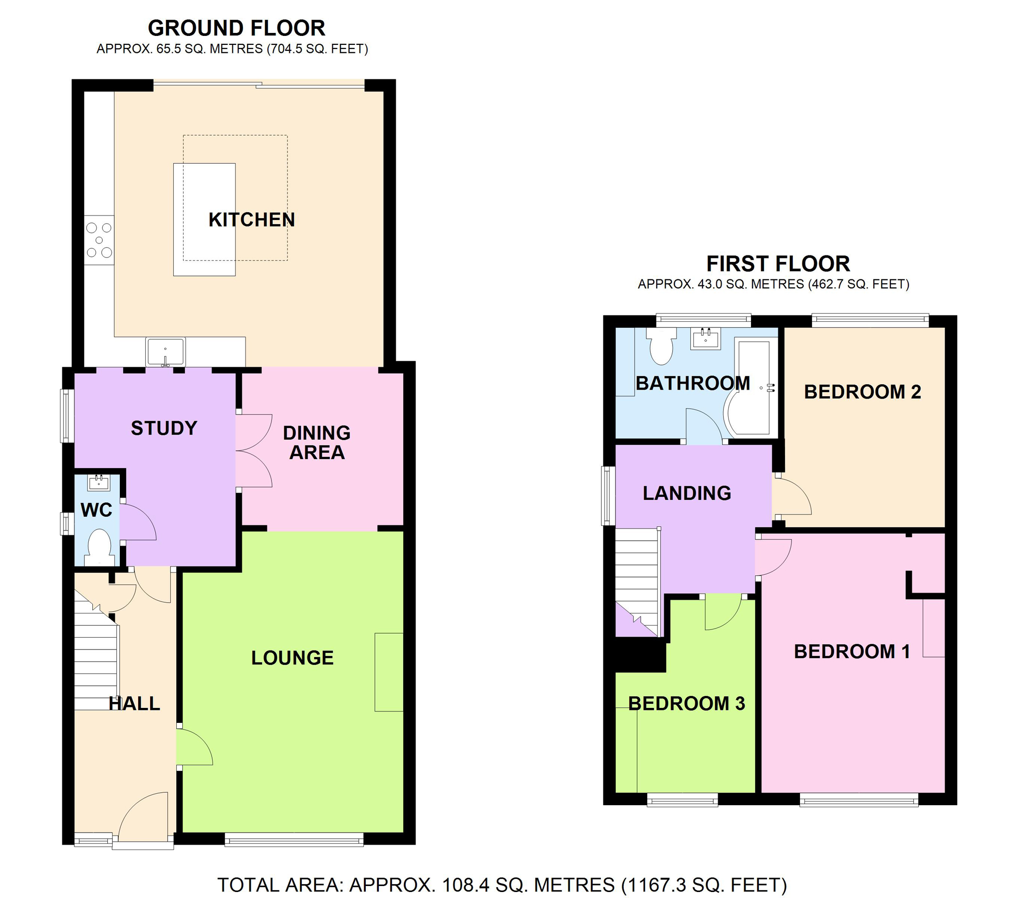 3 Bedrooms Semi-detached house for sale in Chequers Close, Istead Rise, Gravesend, Kent DA13