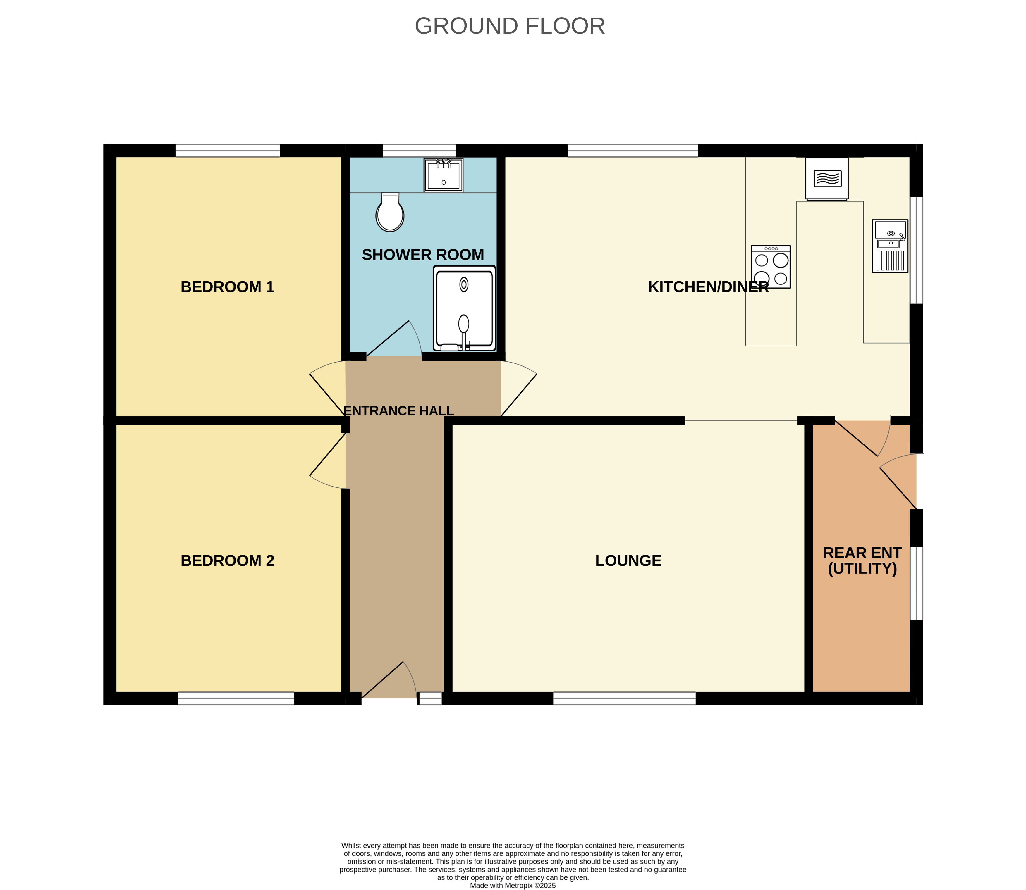 Tai Canol, Heolgerrig, Merthyr Tydfil, CF48 1QA floorplan