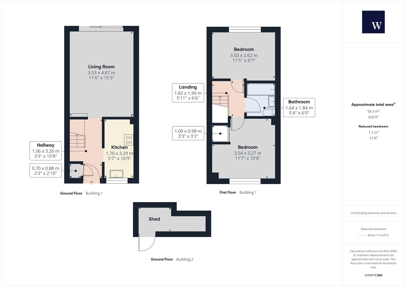 Campbell Close, London floorplan