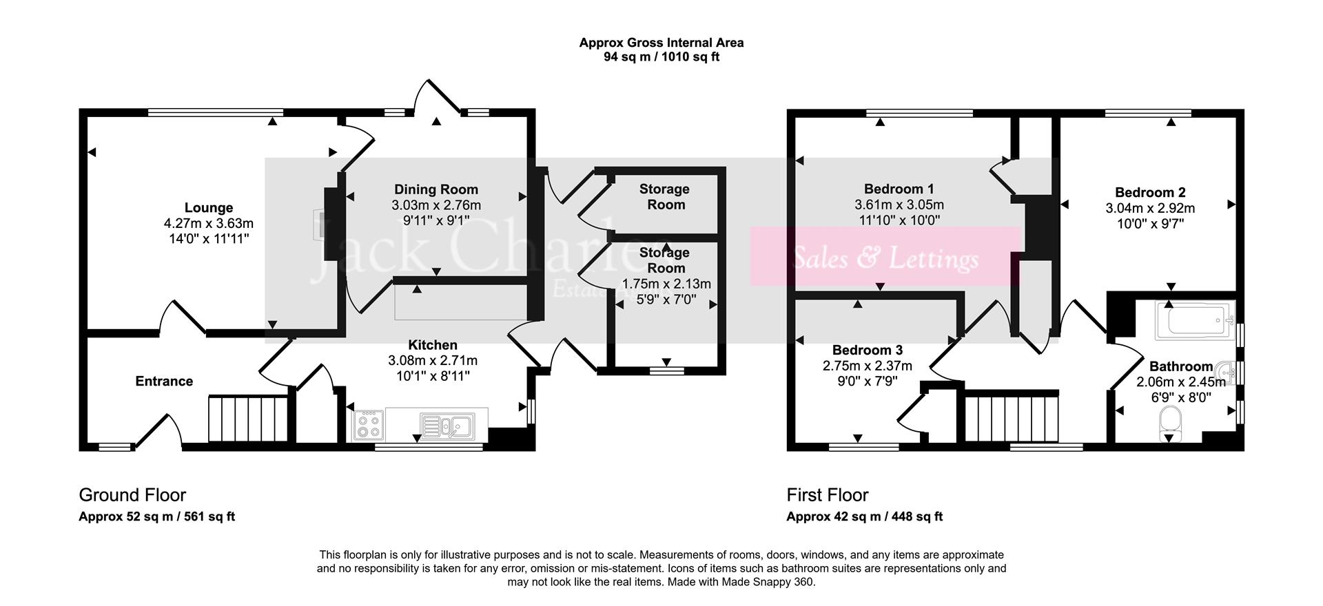 107, Turner Road, Tonbridge floorplan