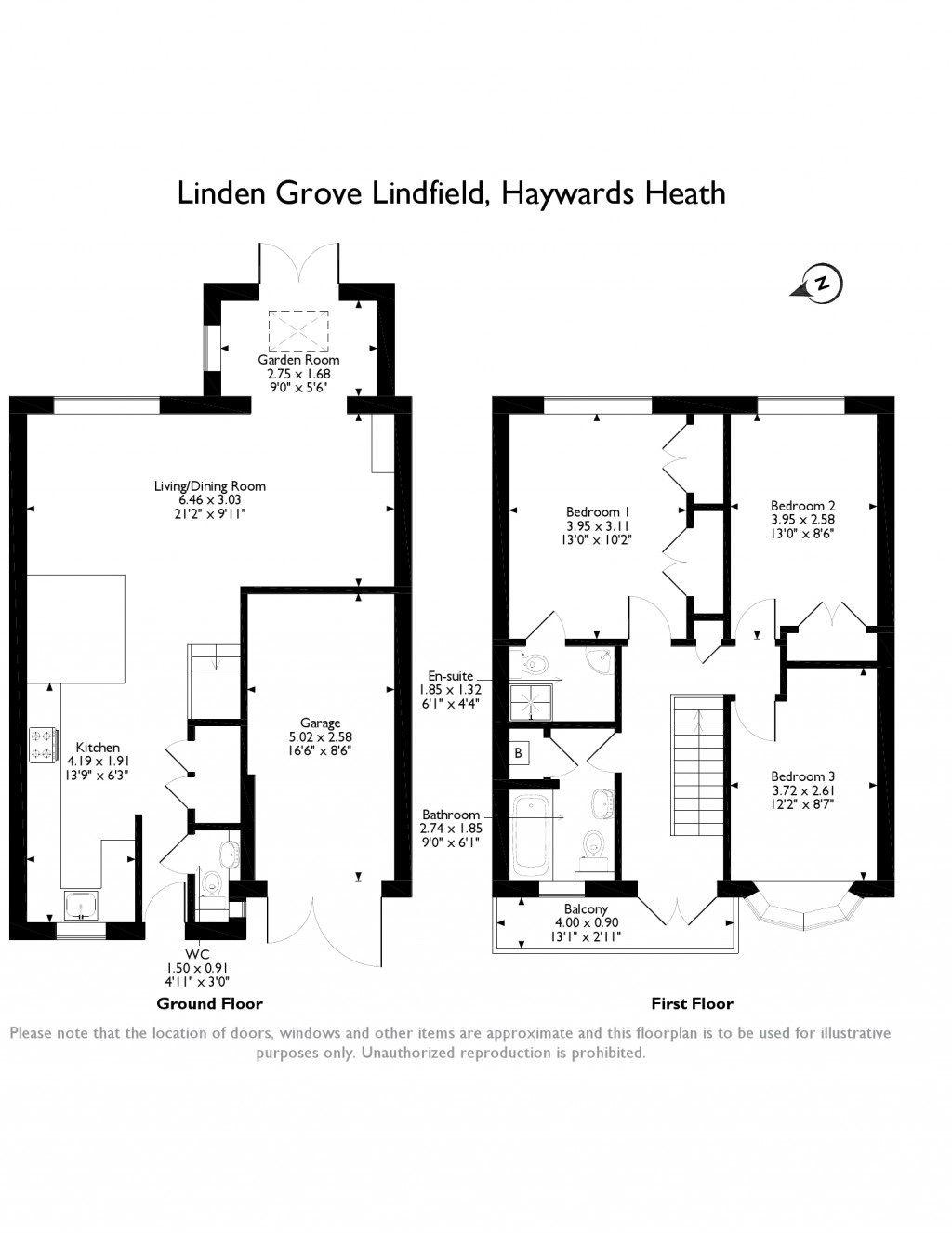 3 bed terraced house for sale in Linden Grove, Haywards Heath, West