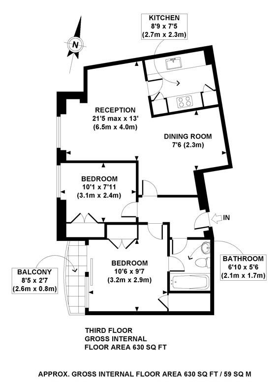2 Bedrooms Flat to rent in 300 Vauxhall Bridge Road, Pimlico, London SW1V